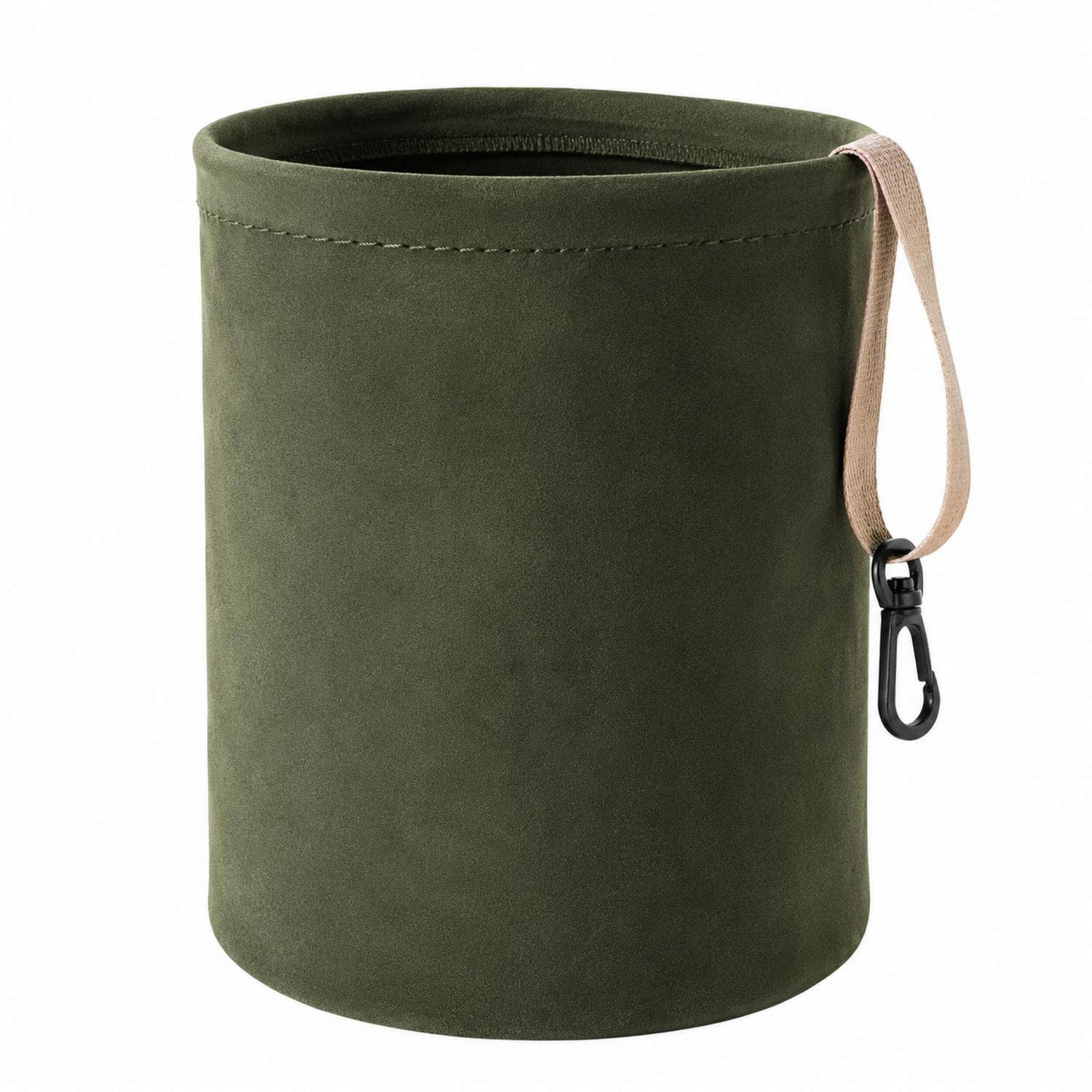 Contenitore in Stoffa con Gancio Verde Militare