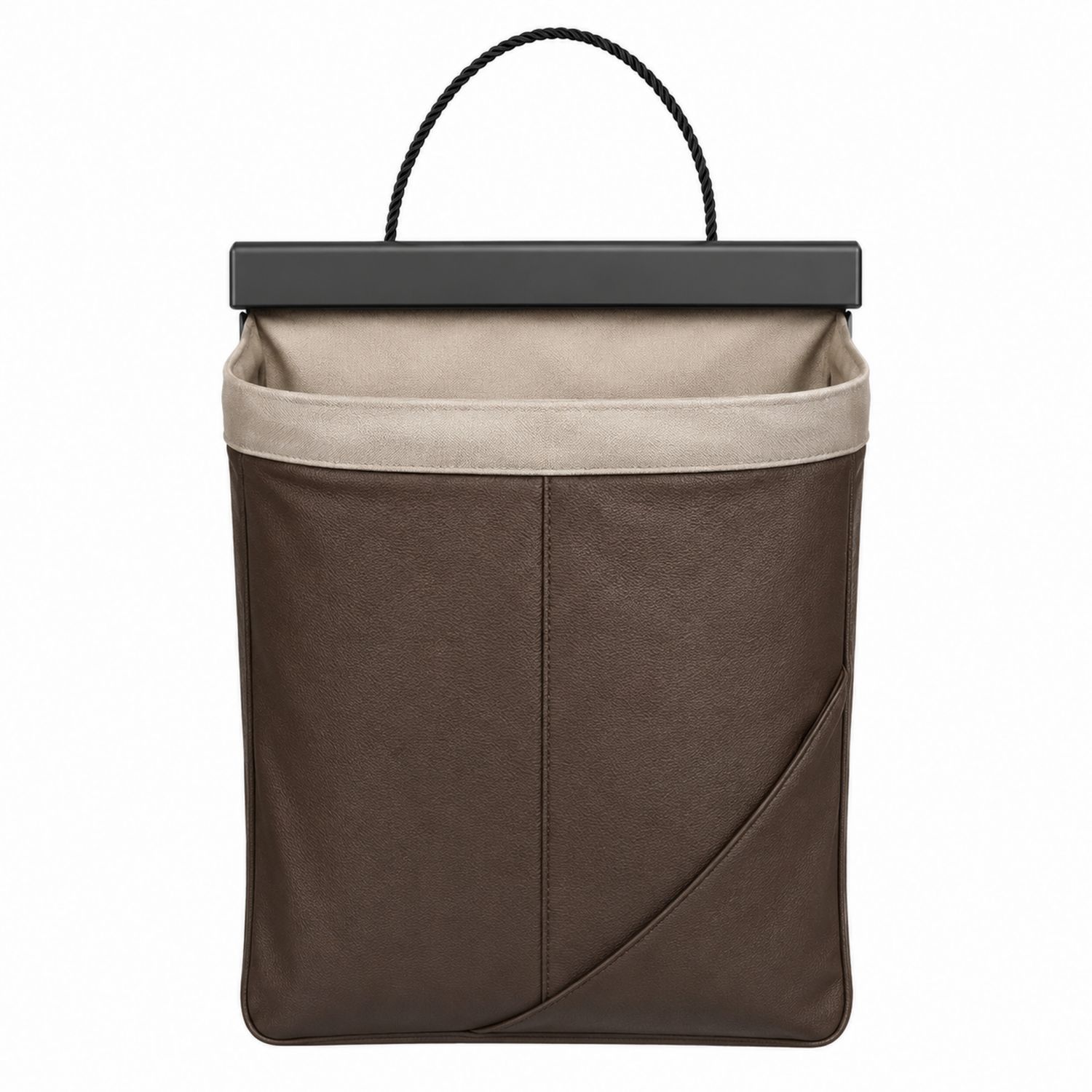 Cestino Rifiuti Cucina Marrone/Beige Comodo 10L