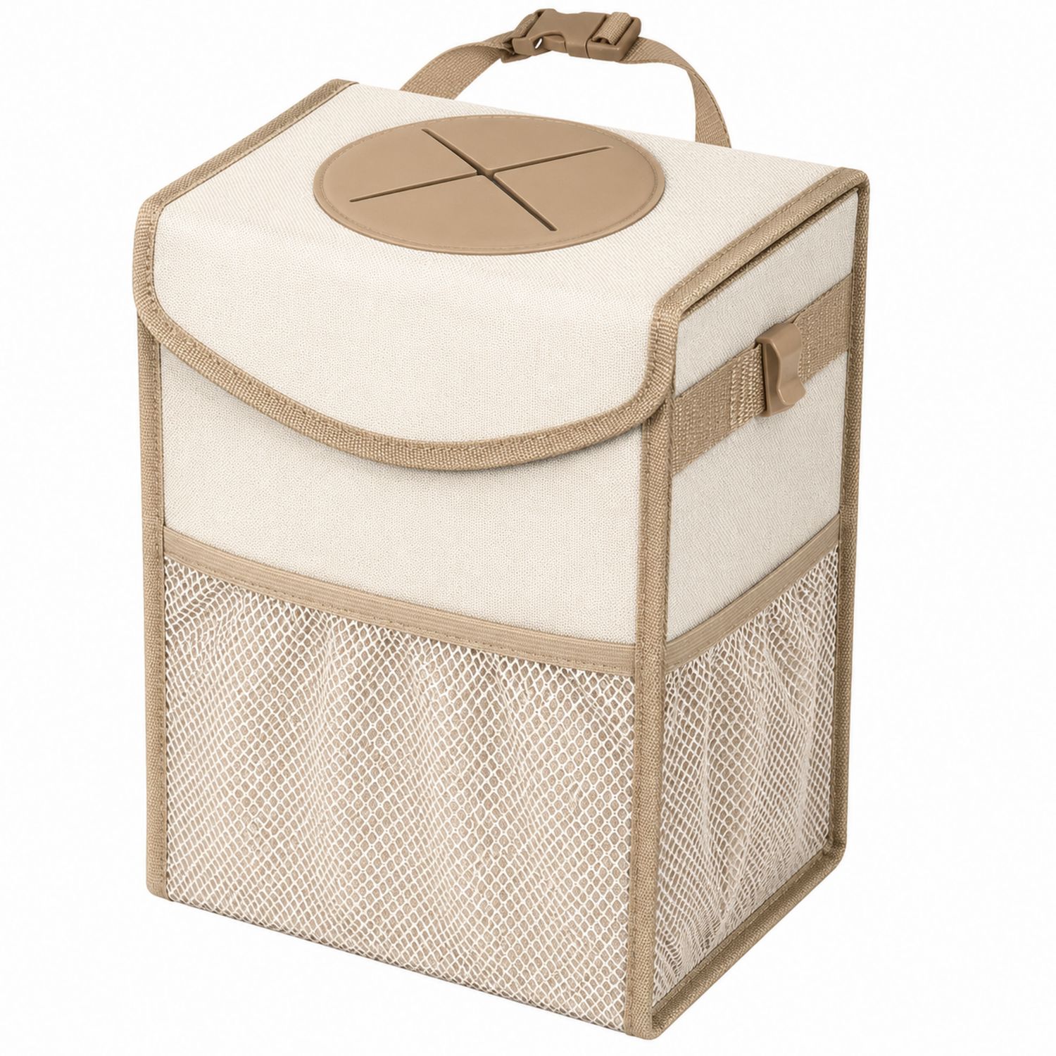 Contenitore Portatile Pieghevole Beige 15L