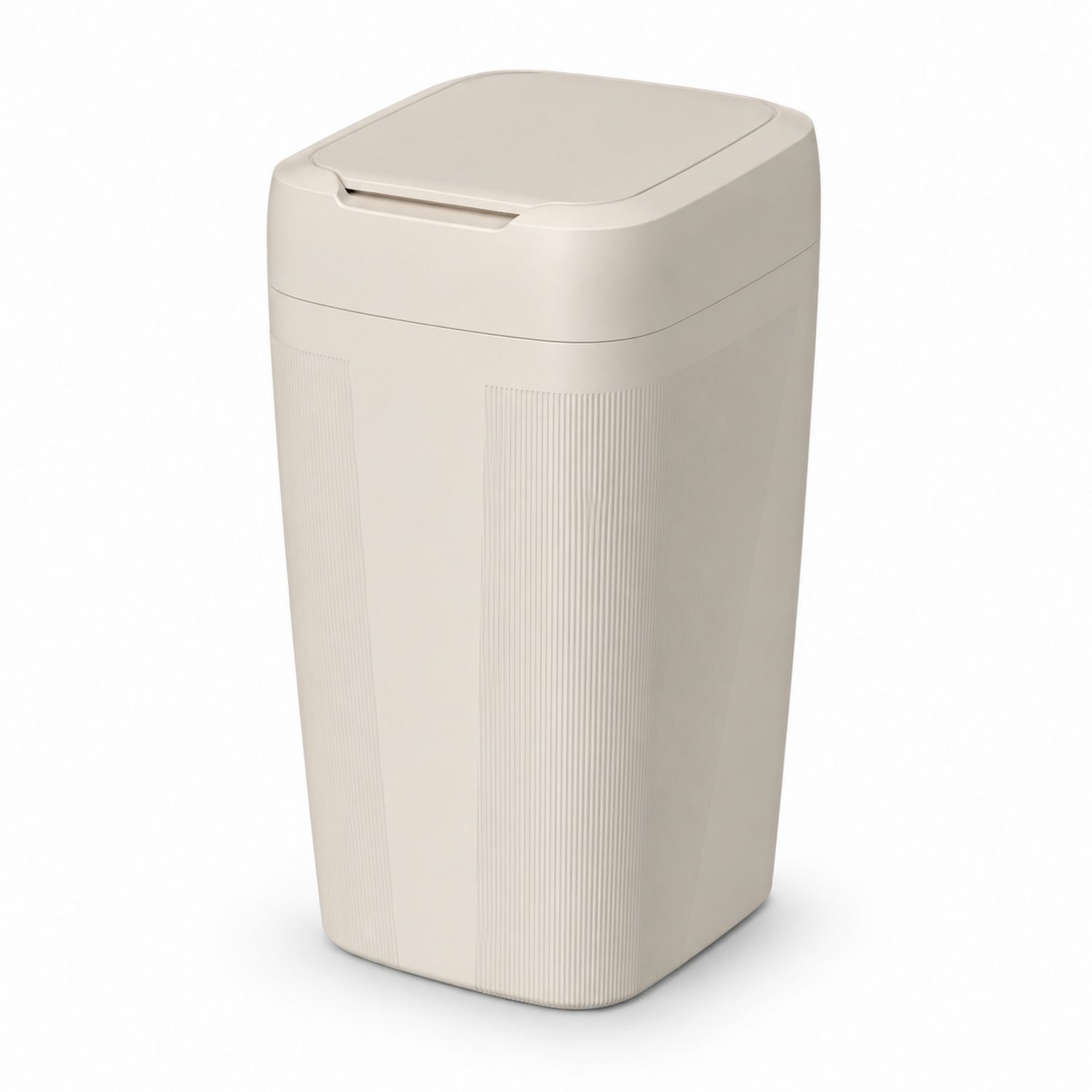 Pattumiera rettangolare 20L crema