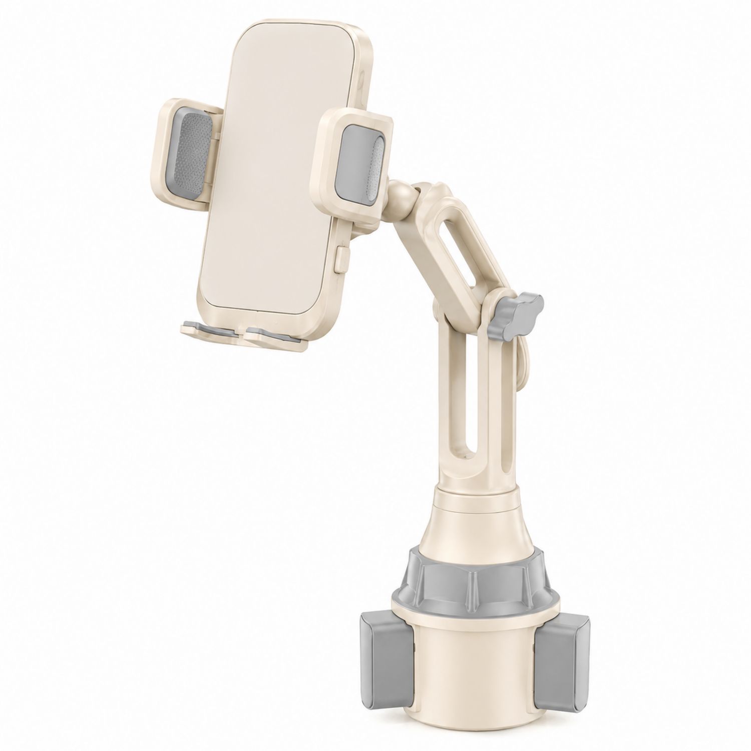 Supporto per Telefono Regolabile con Ventosa Beige
