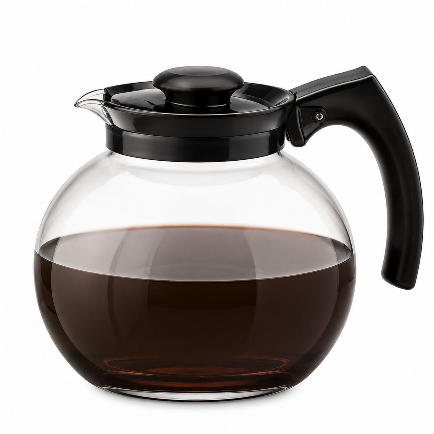Glaskaffeekanne 1,5L mit Anti-Tropf-Ausguss-Velernocasa