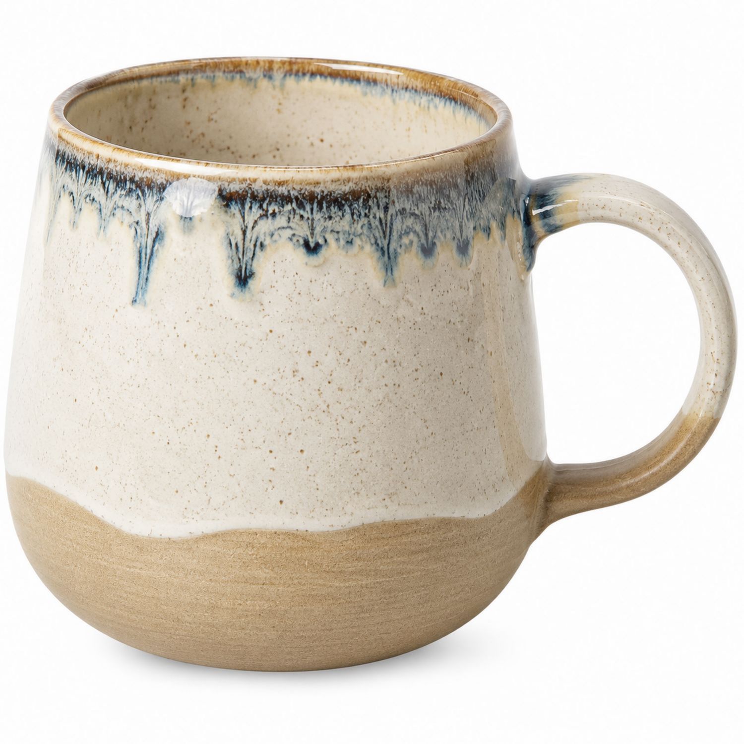 Keramiktasse 300ml Creme-Blau-Velernocasa