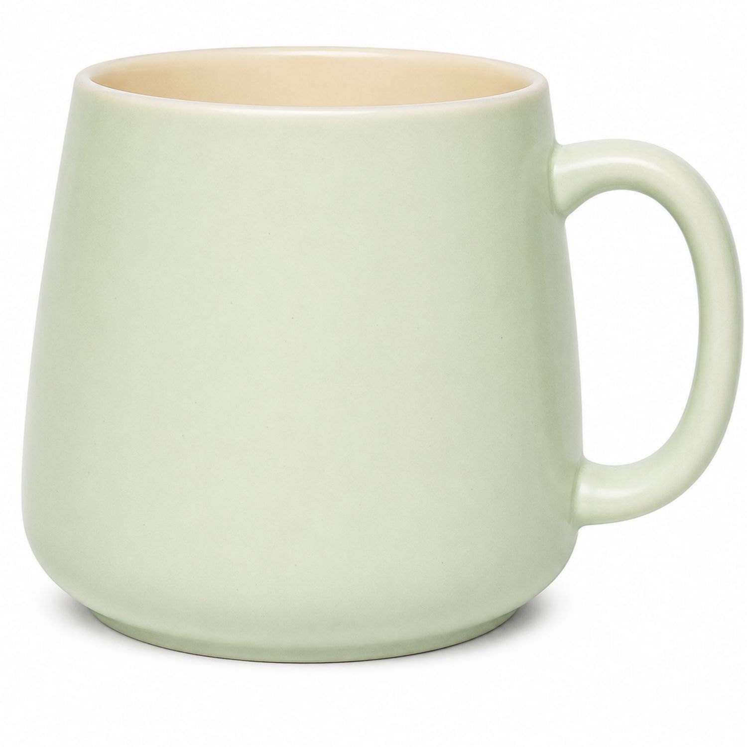 Moderner Keramikbecher Pastellgrün 300ml-Velernocasa