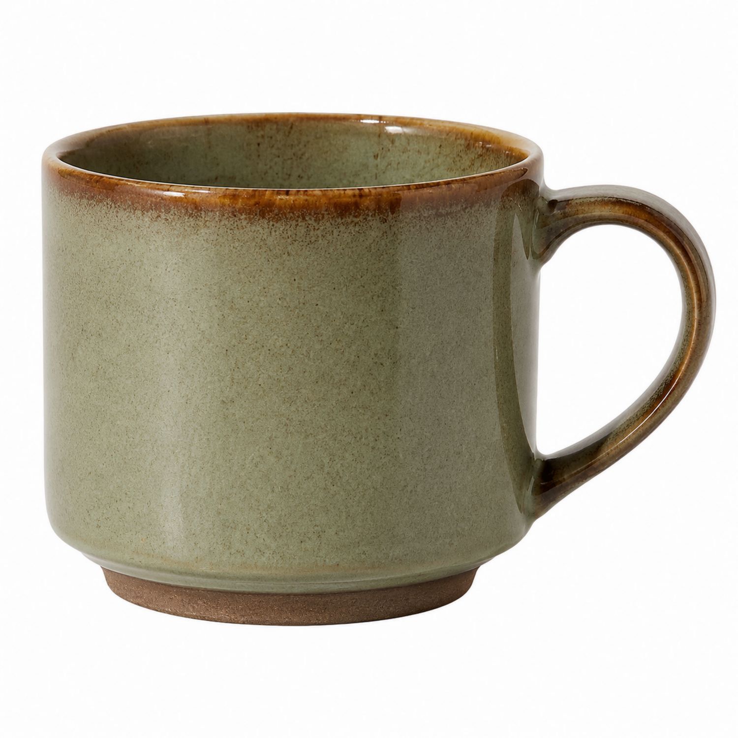Grüne Keramiktasse 300ml-Velernocasa