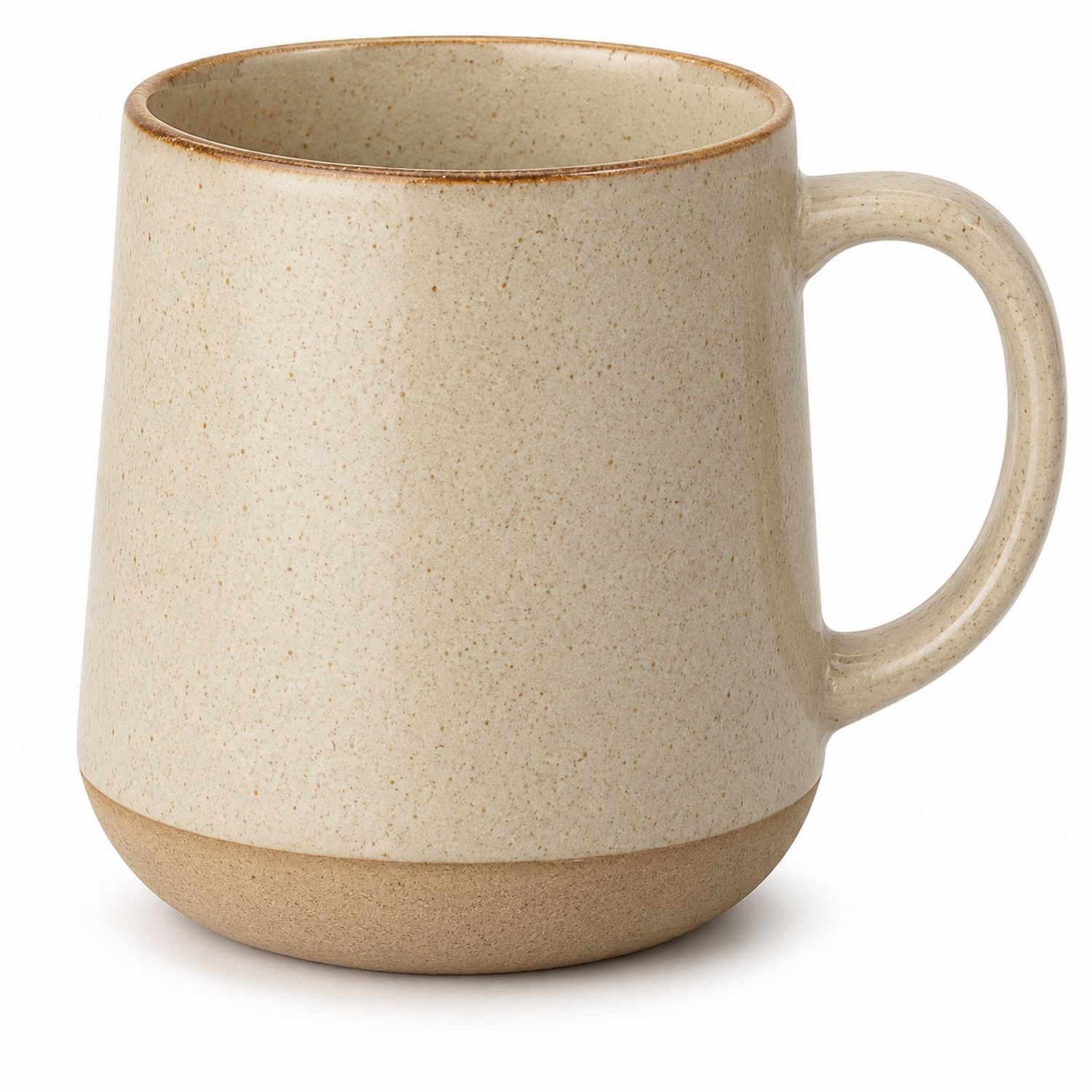 Beige Keramiktasse mit 300ml Fassungsvermögen-Velernocasa