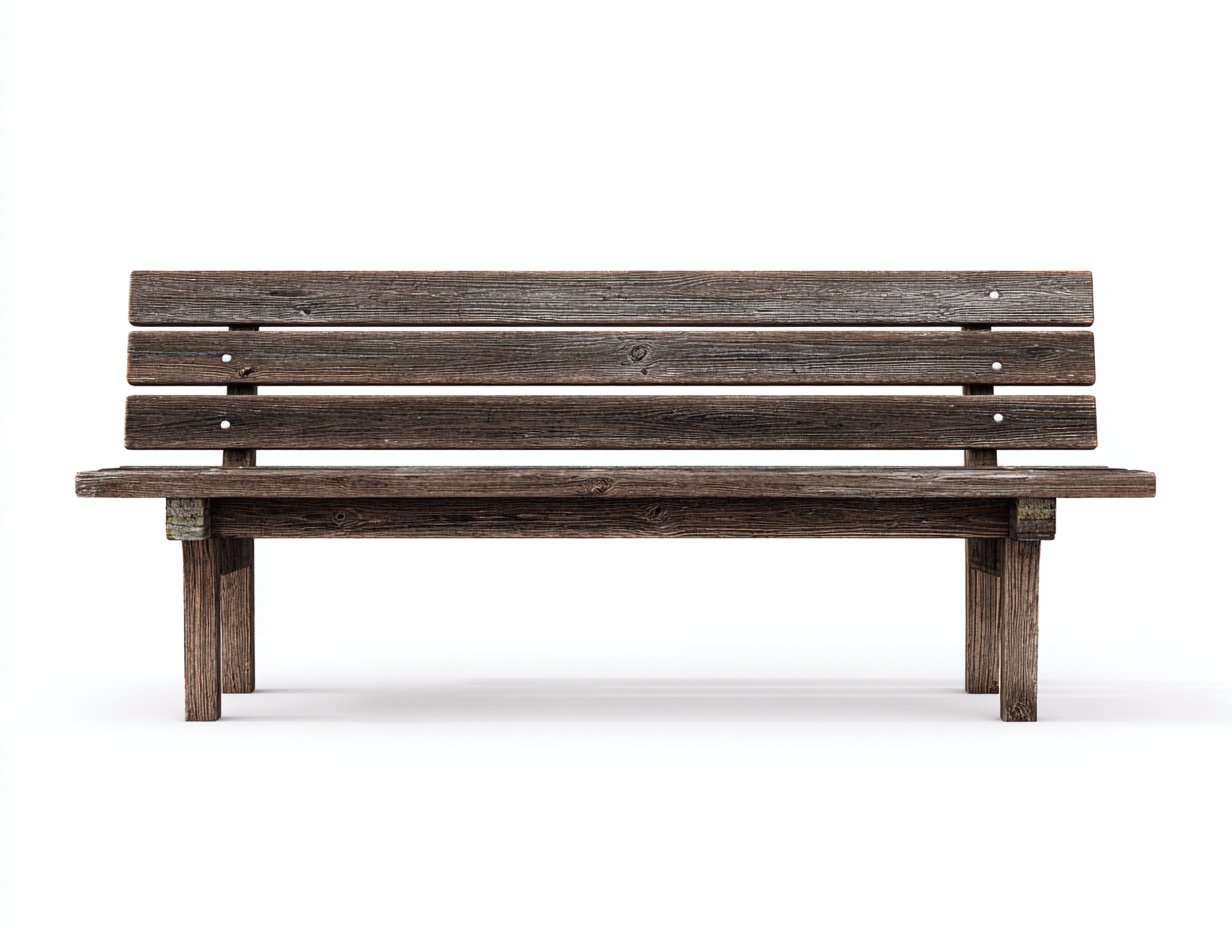 Gartenbank Holz 170x55x82 cm - Dunkelbraun - Rustikales Outdoor Design-Vazencohaus