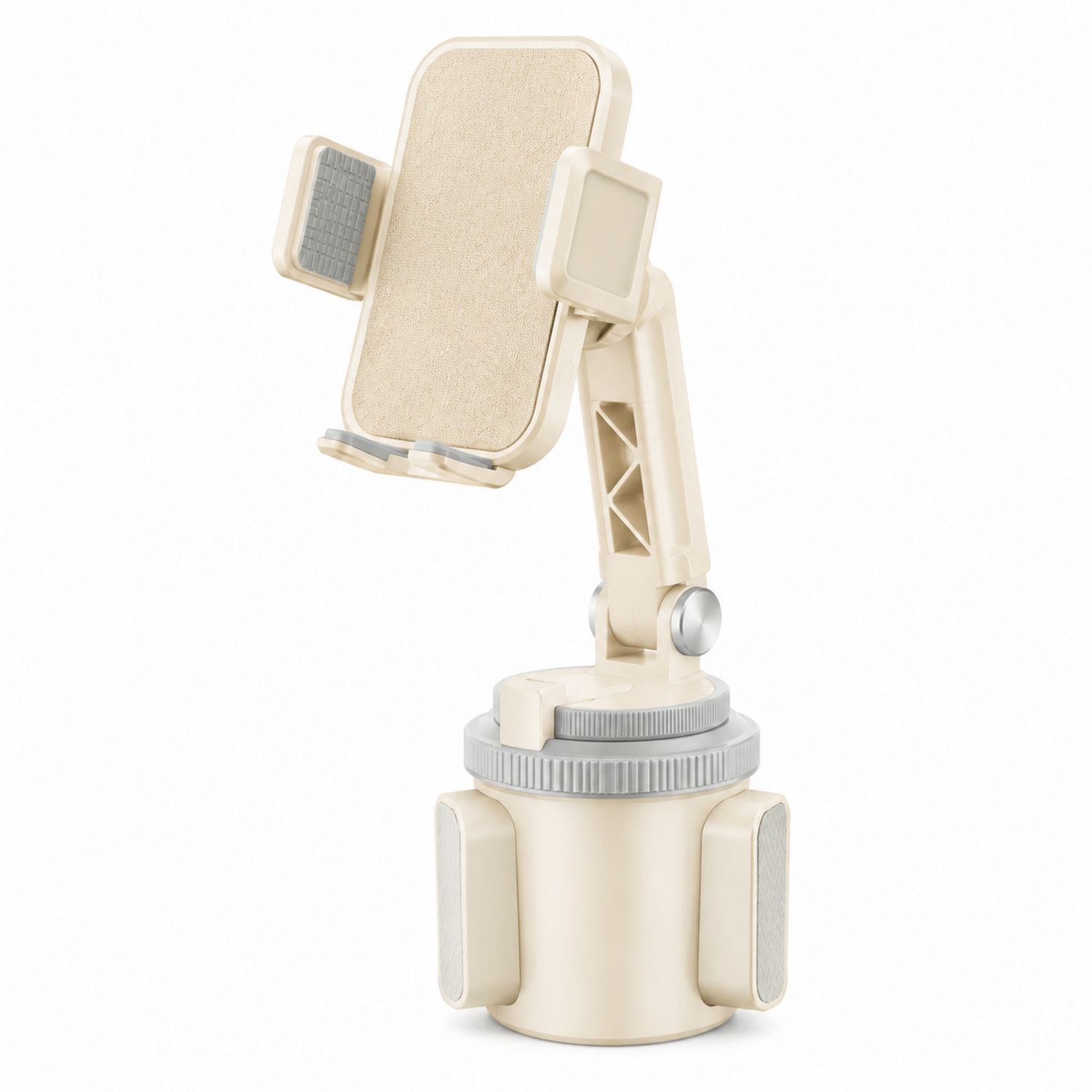 Soporte de Teléfono para Coche con Ajuste de Altura Beige