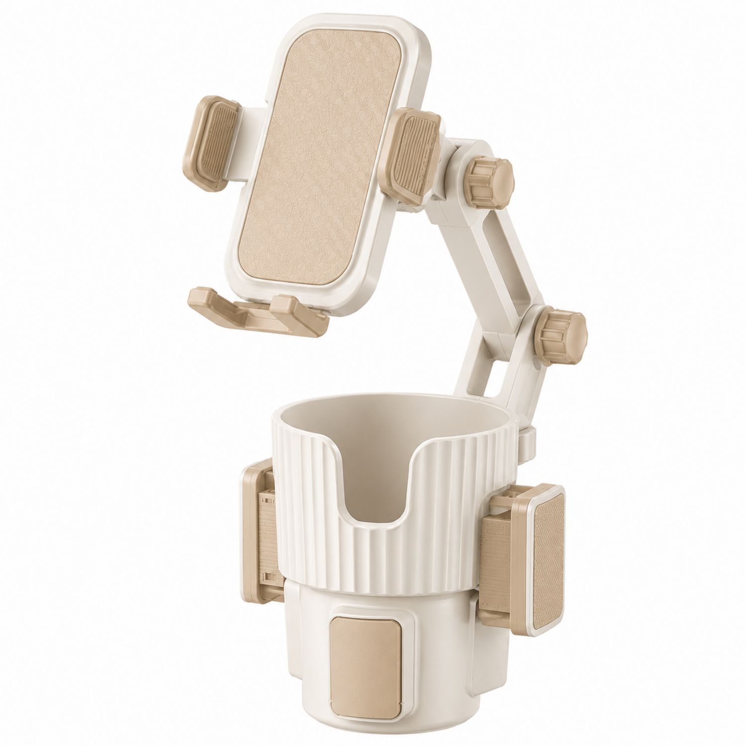 Soporte de Teléfono para Coche Ajustable Beige