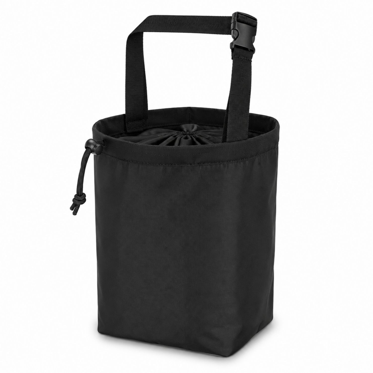 Cubo Basura Colgante Negro 5L con Cierre Ajustable