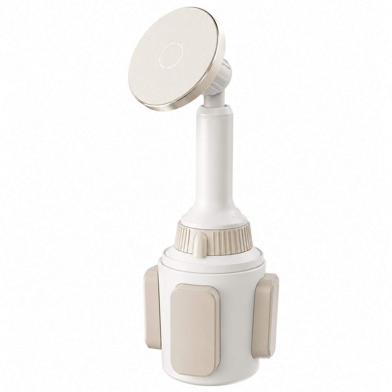 Soporte de Teléfono con Ventosa Ajustable en Beige