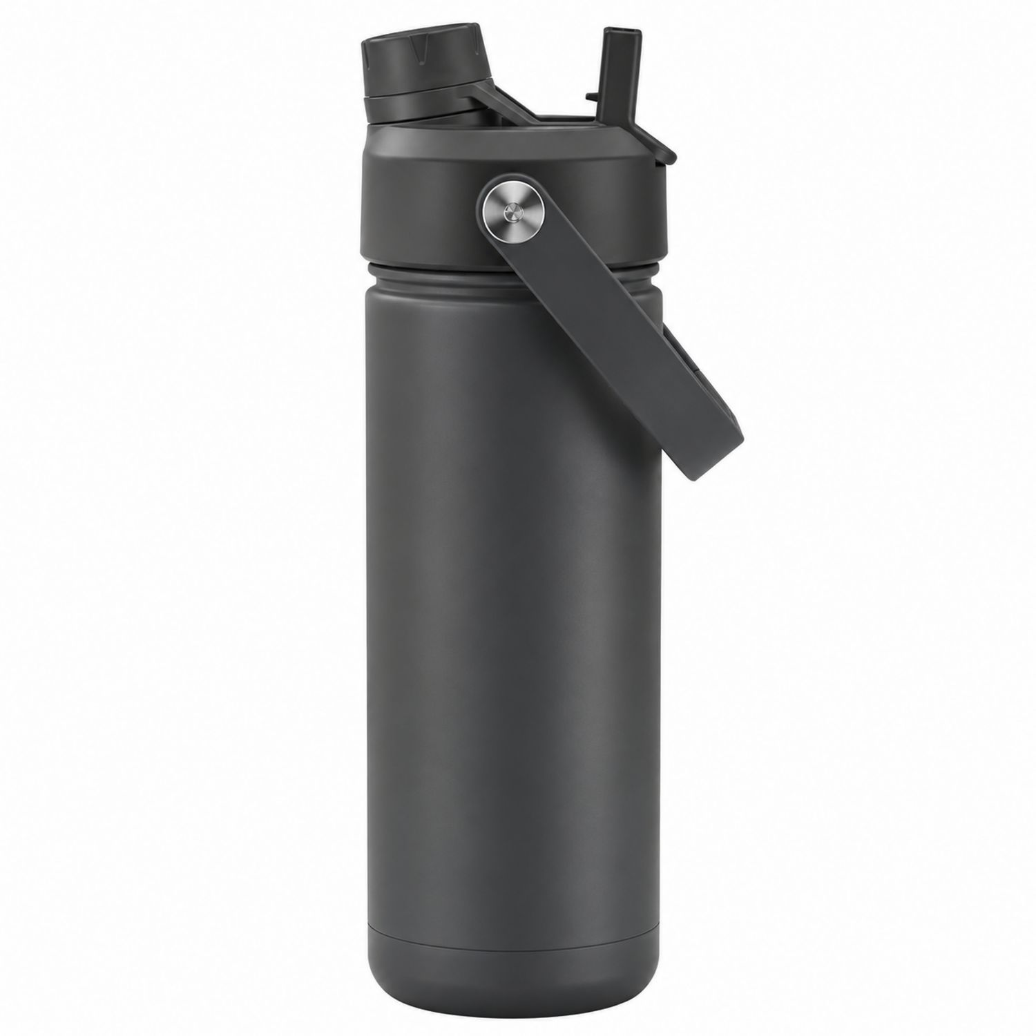 Thermosflasche 500ml mit Tragbarem Griff Schwarz