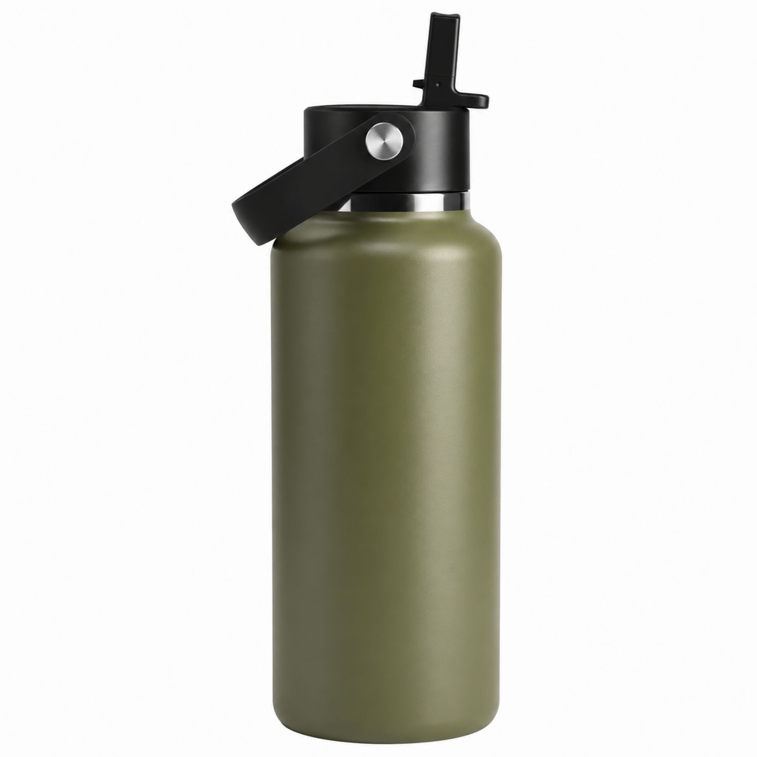 Isolierte Wasserflasche 1L Olivgrün