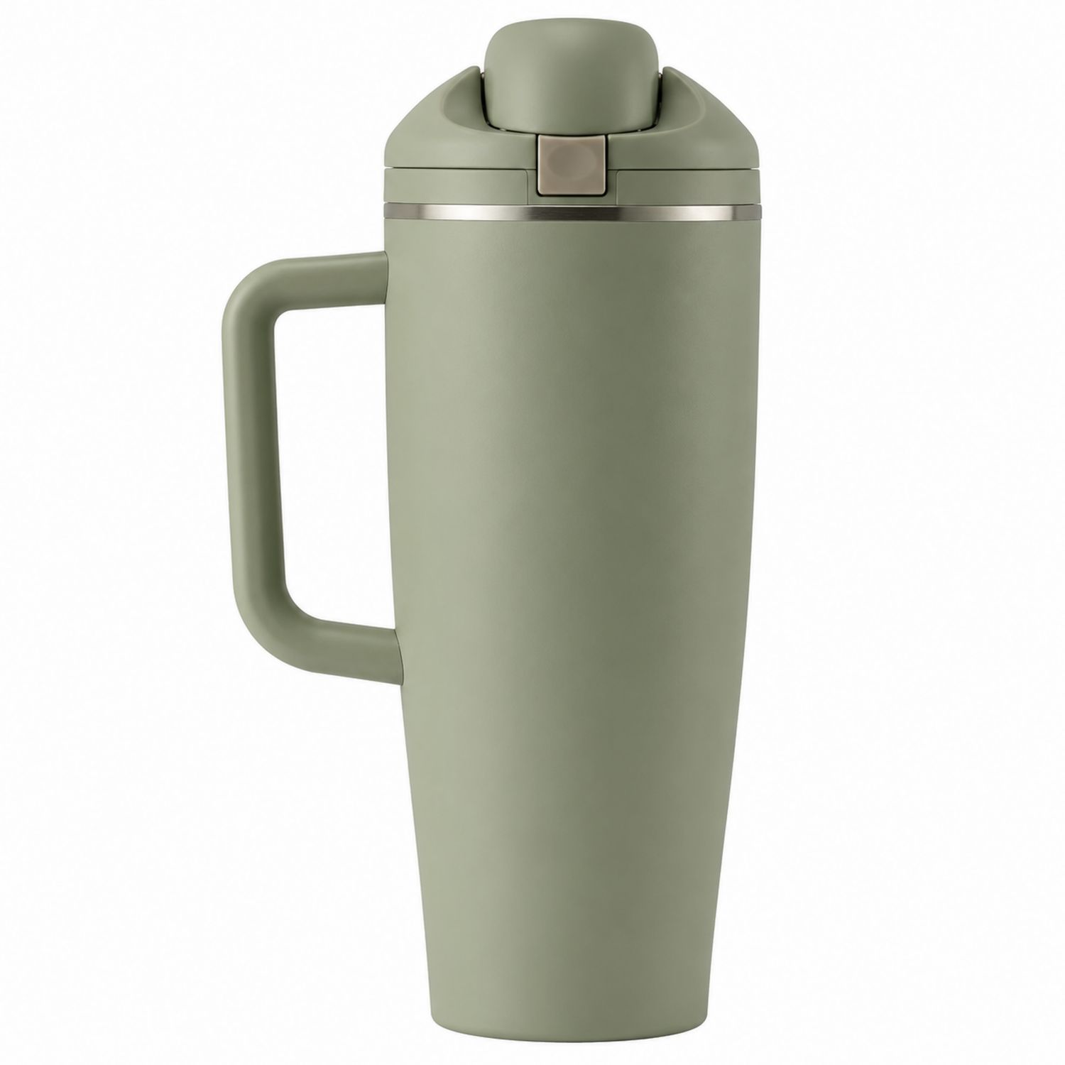 Thermobecher mit Griff 500ml Salbeigrün