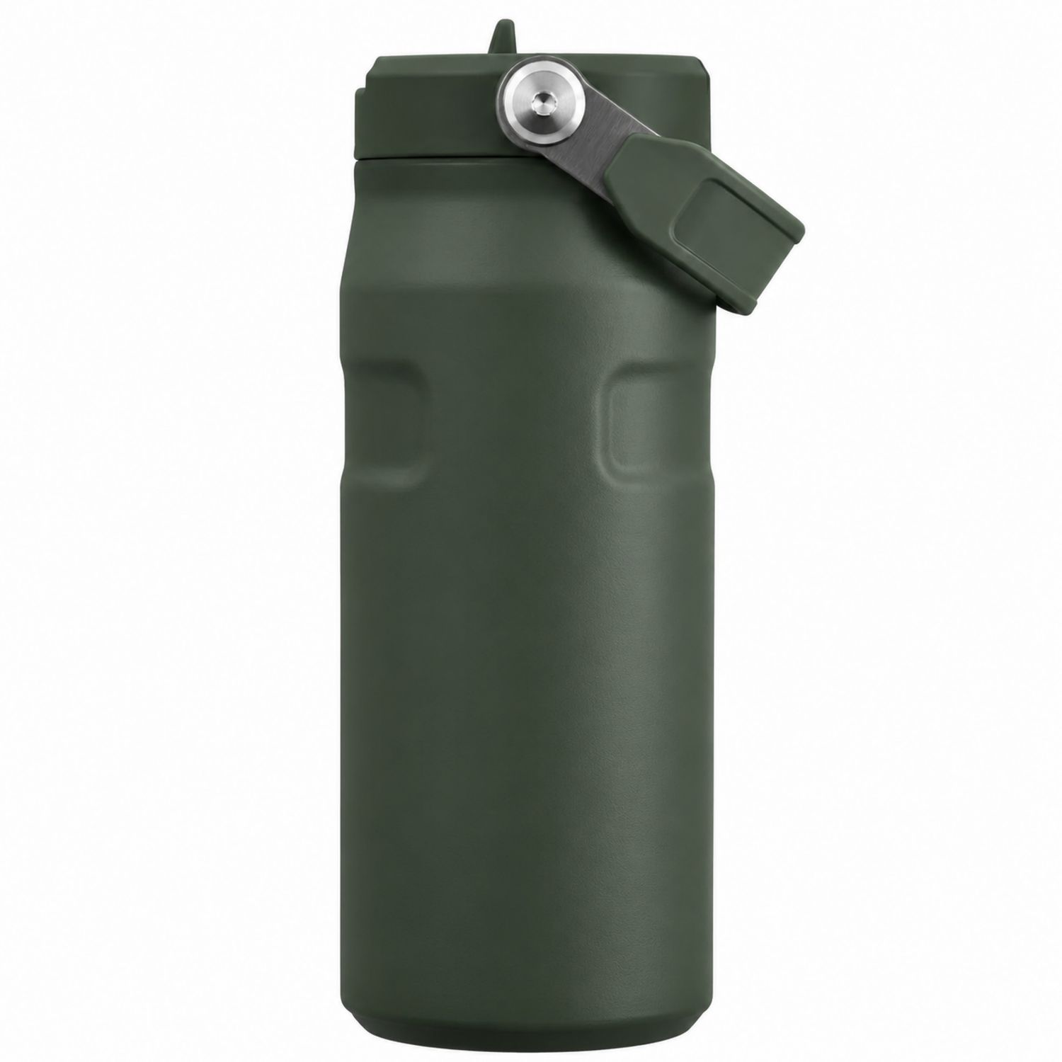 Isolierte Sporttrinkflasche 500ml Dunkelgrün