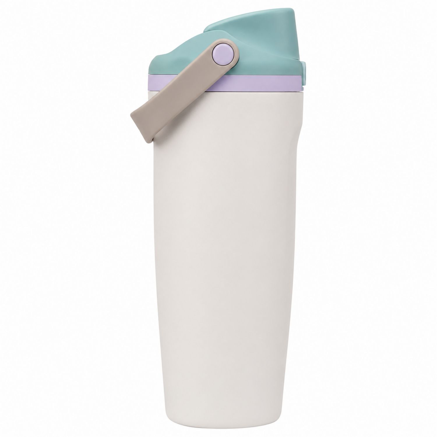 Trinkflasche 500ml in Blau und Beige mit Tragbarem Griff