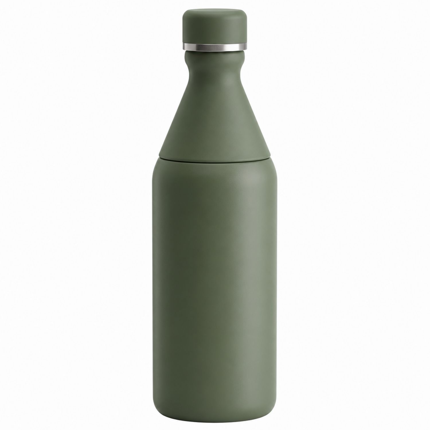 Grüne doppelwandige Thermosflasche 500ml