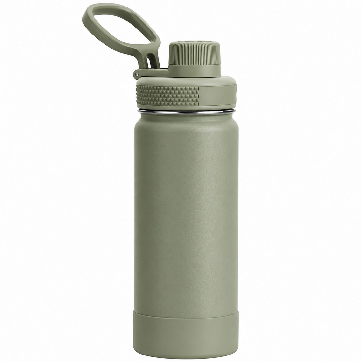Thermosflasche 500ml Olivgrün mit Traggriff