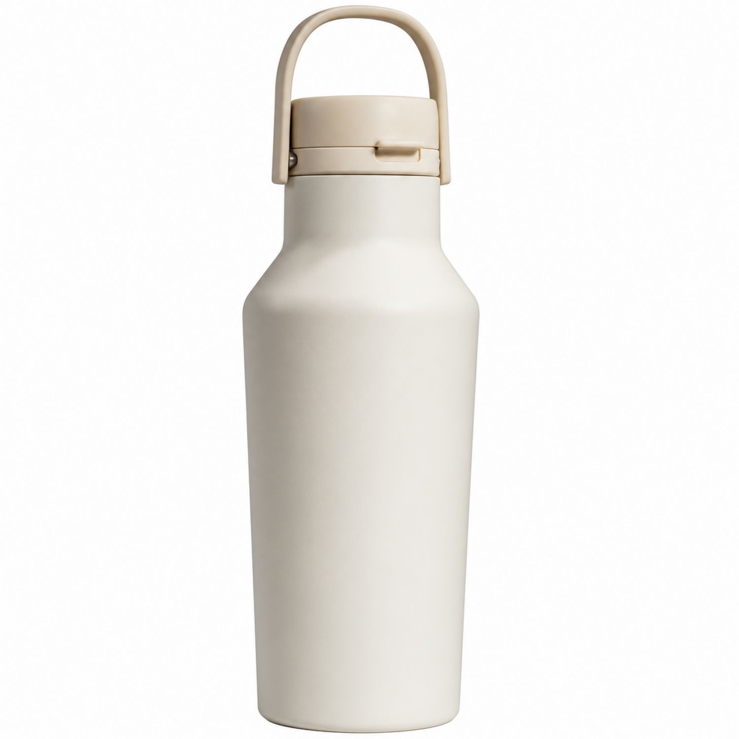 Beige Thermosflasche, doppelwandig, 500ml