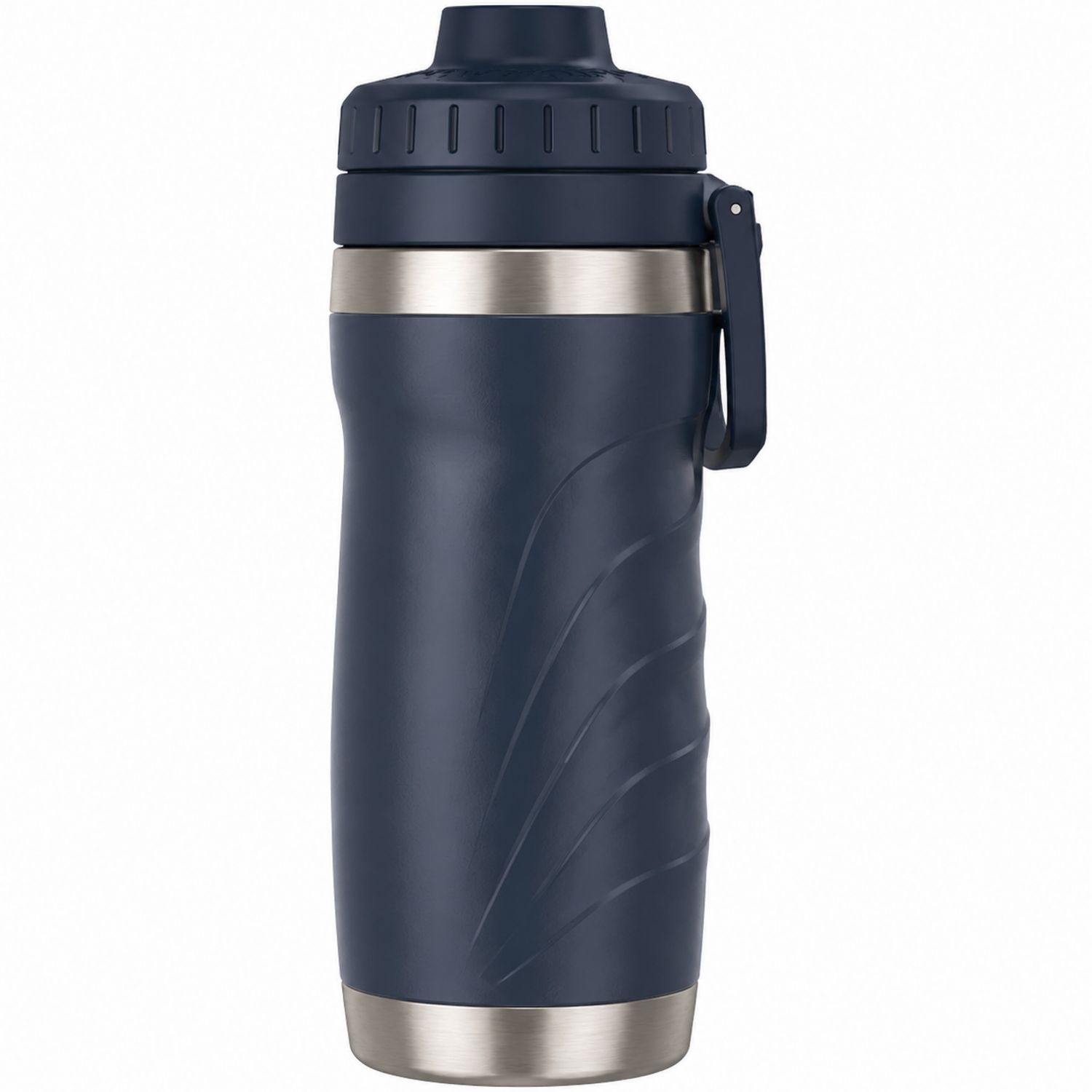 Thermoflasche 500ml Dunkelblau mit Tragegriff