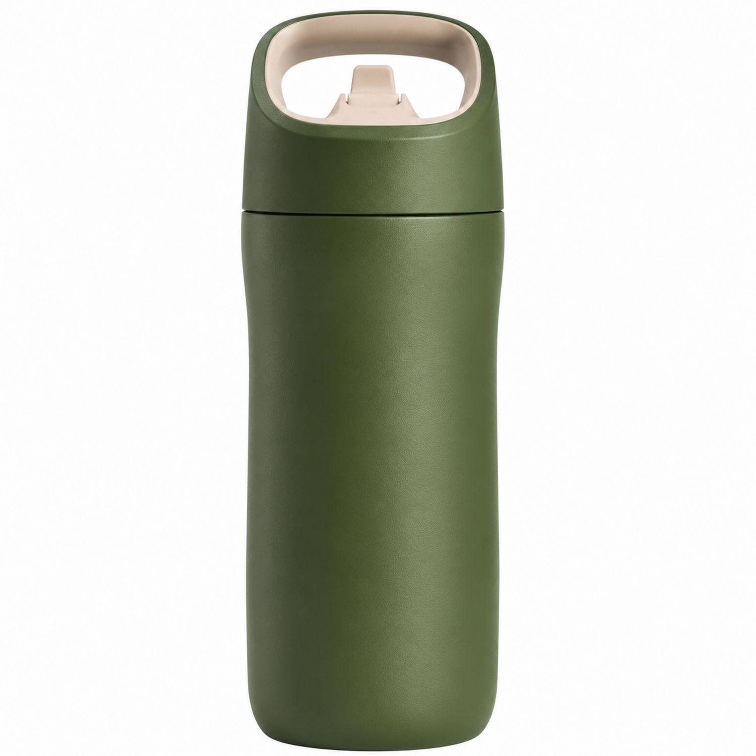 Grüne Thermosflasche mit Griff 550ml