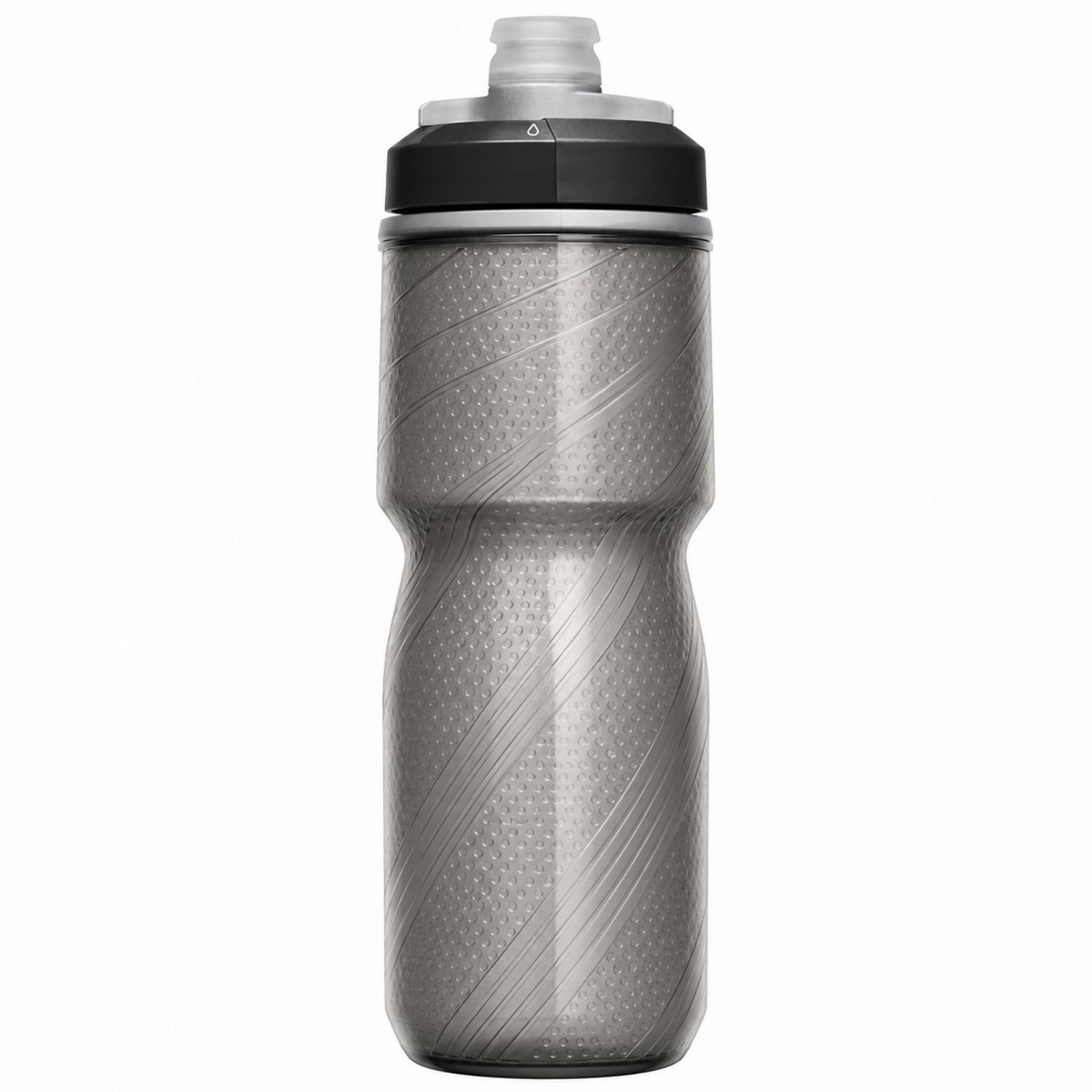 Graue Sport-Trinkflasche 750ml auslaufsicher
