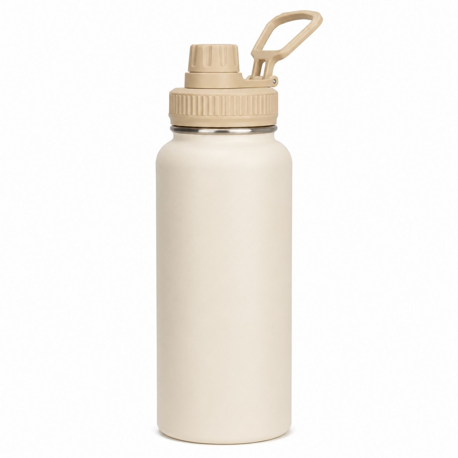 Thermosflasche Edelstahl 1000ml Creme