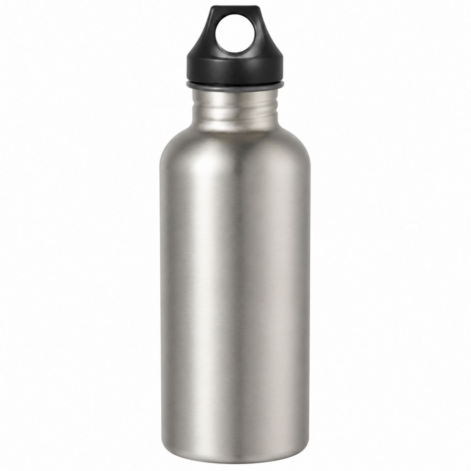 Edelstahl Trinkflasche 750ml Grau