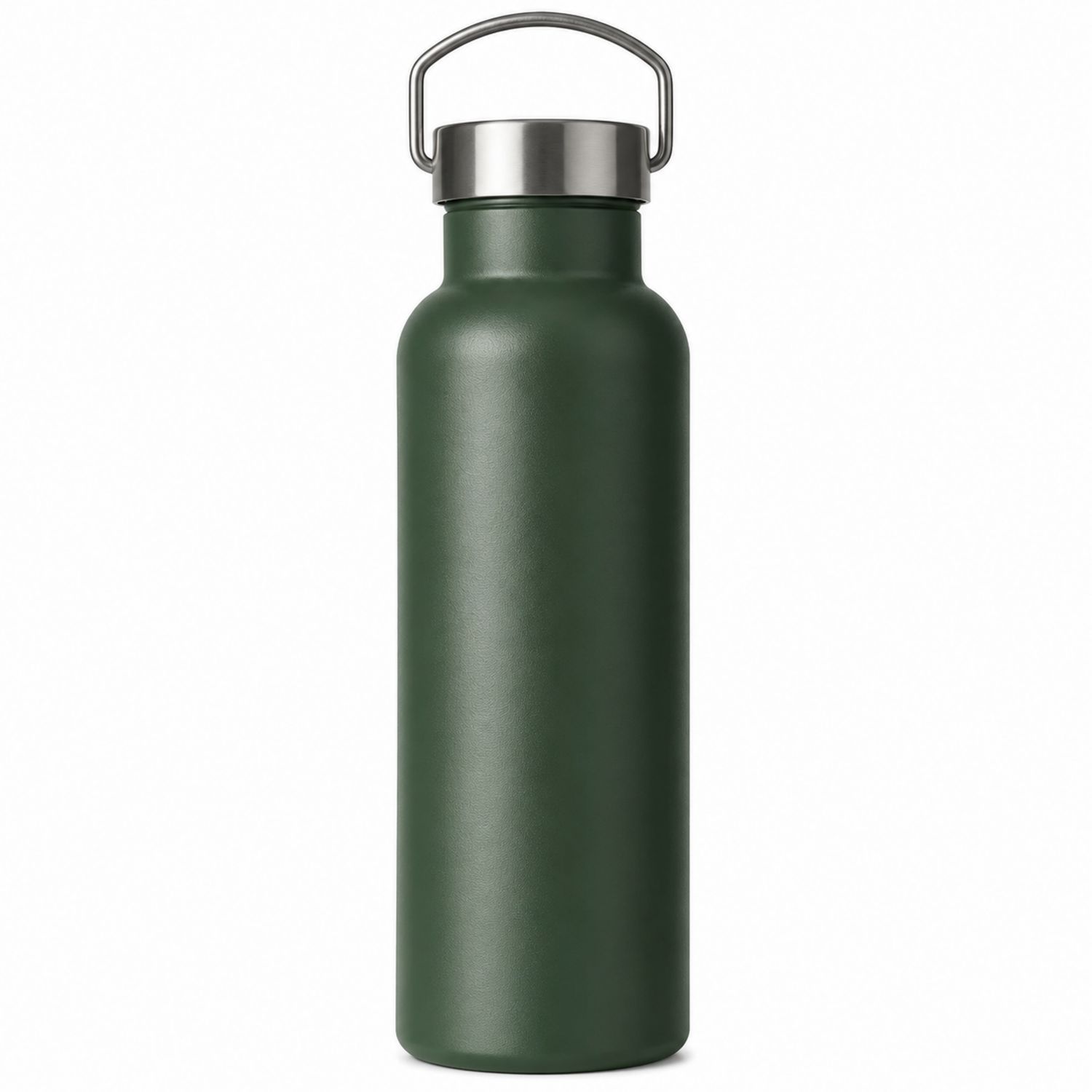 Grüne Vakuumisolierflasche 500ml mit Griff