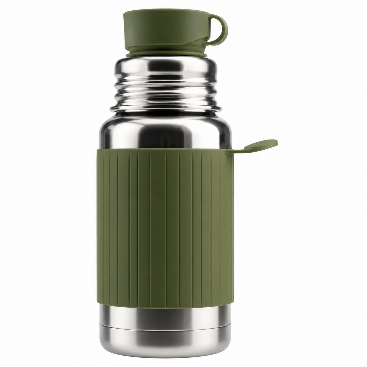 Isolierte Edelstahlflasche 500ml Olivgrün