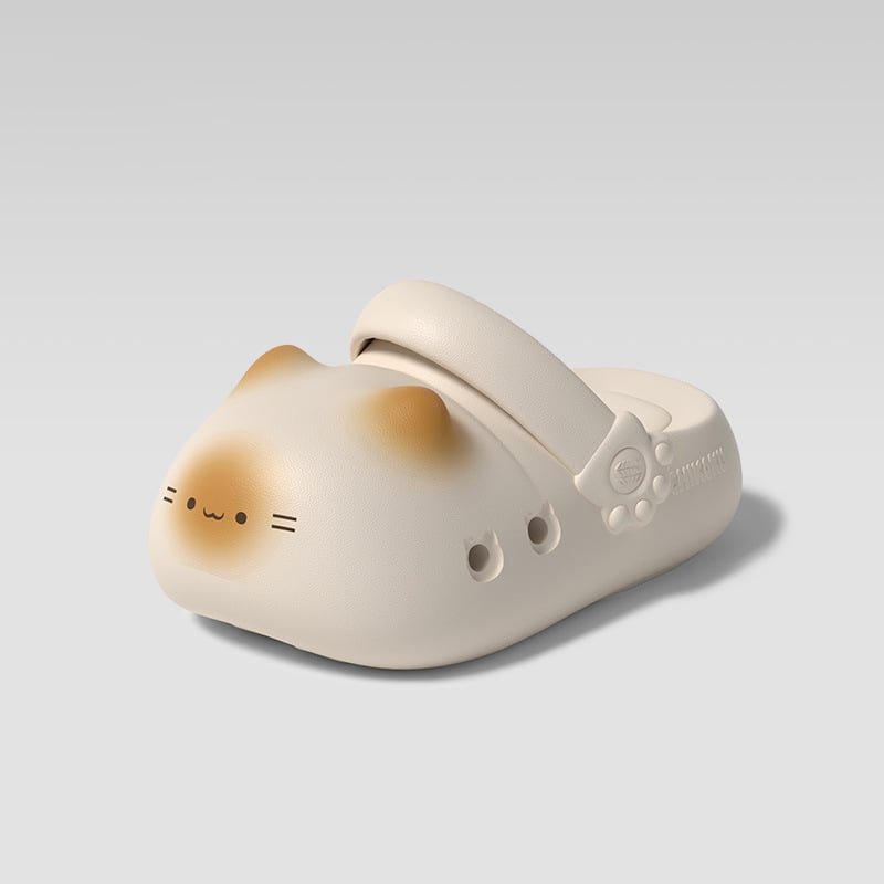🔥Last Day 50% OFF - Cute Cat Paw Arch Support Non-slip Beach Slippers