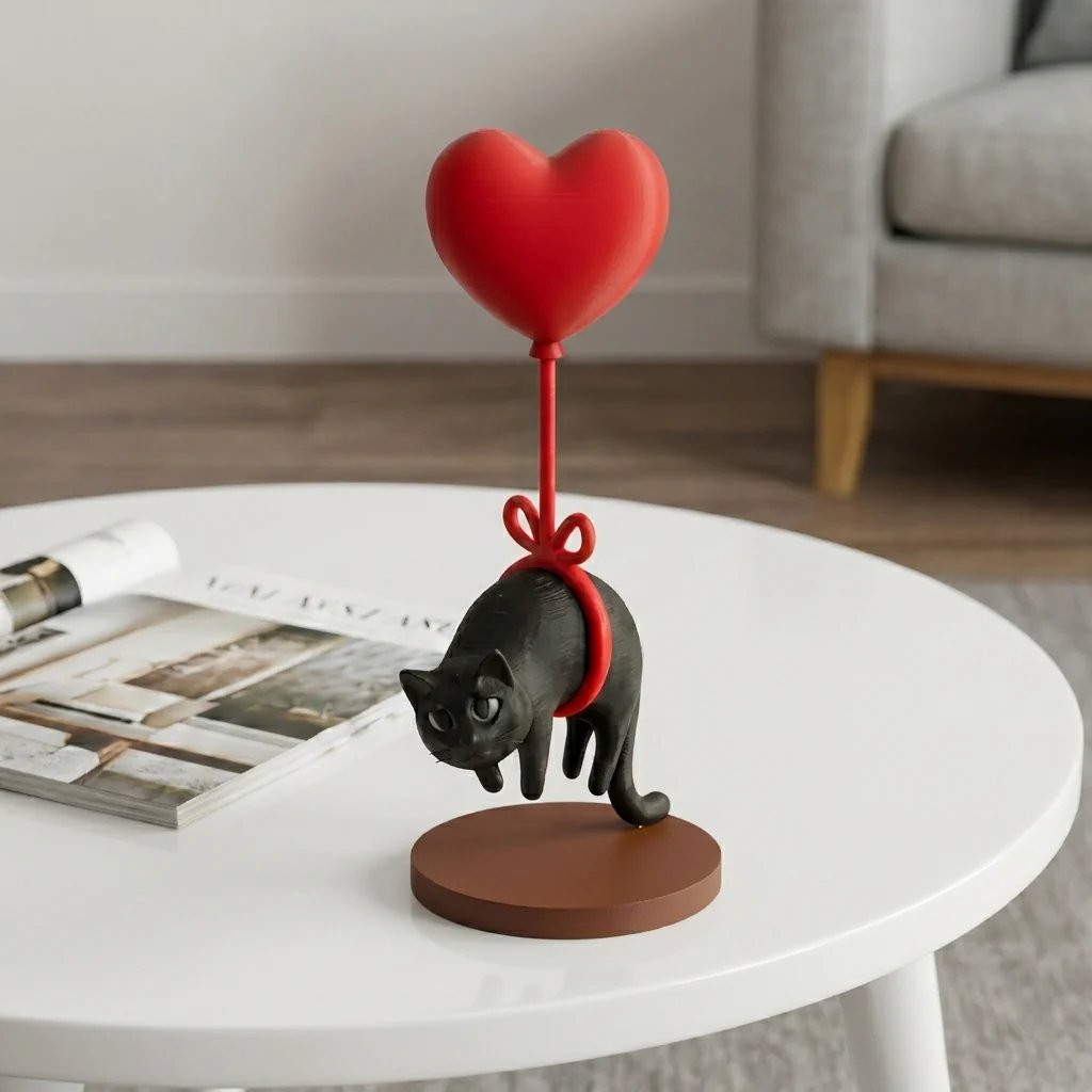 🔥Purrfectly Floating Love – Cute Cat Hanging Ornament