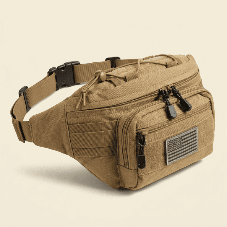Tactical Sling Bag for Men – Durable Water-Resistant Waist Pack for Hiking, Travel & Everyday Carry🏕️