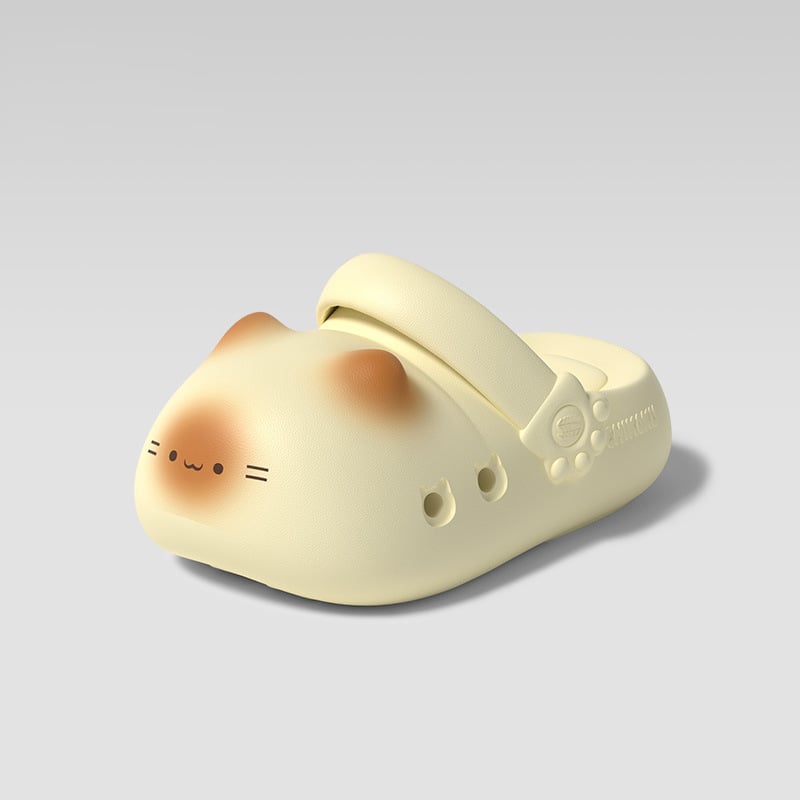 🔥Last Day 50% OFF - Cute Cat Paw Arch Support Non-slip Beach Slippers
