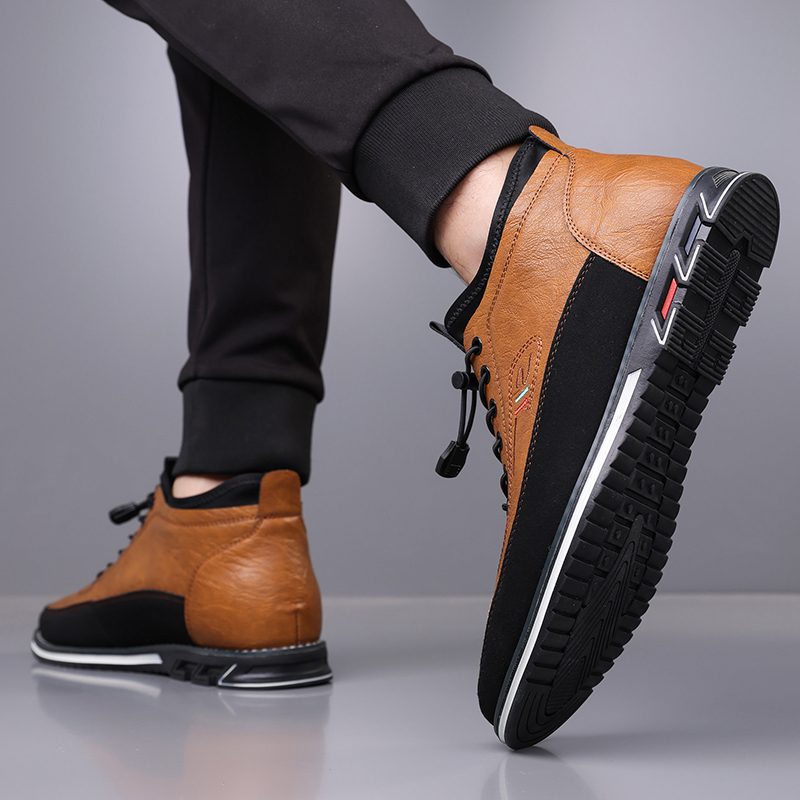 Men's Fashion Calfskin Leather Shoes