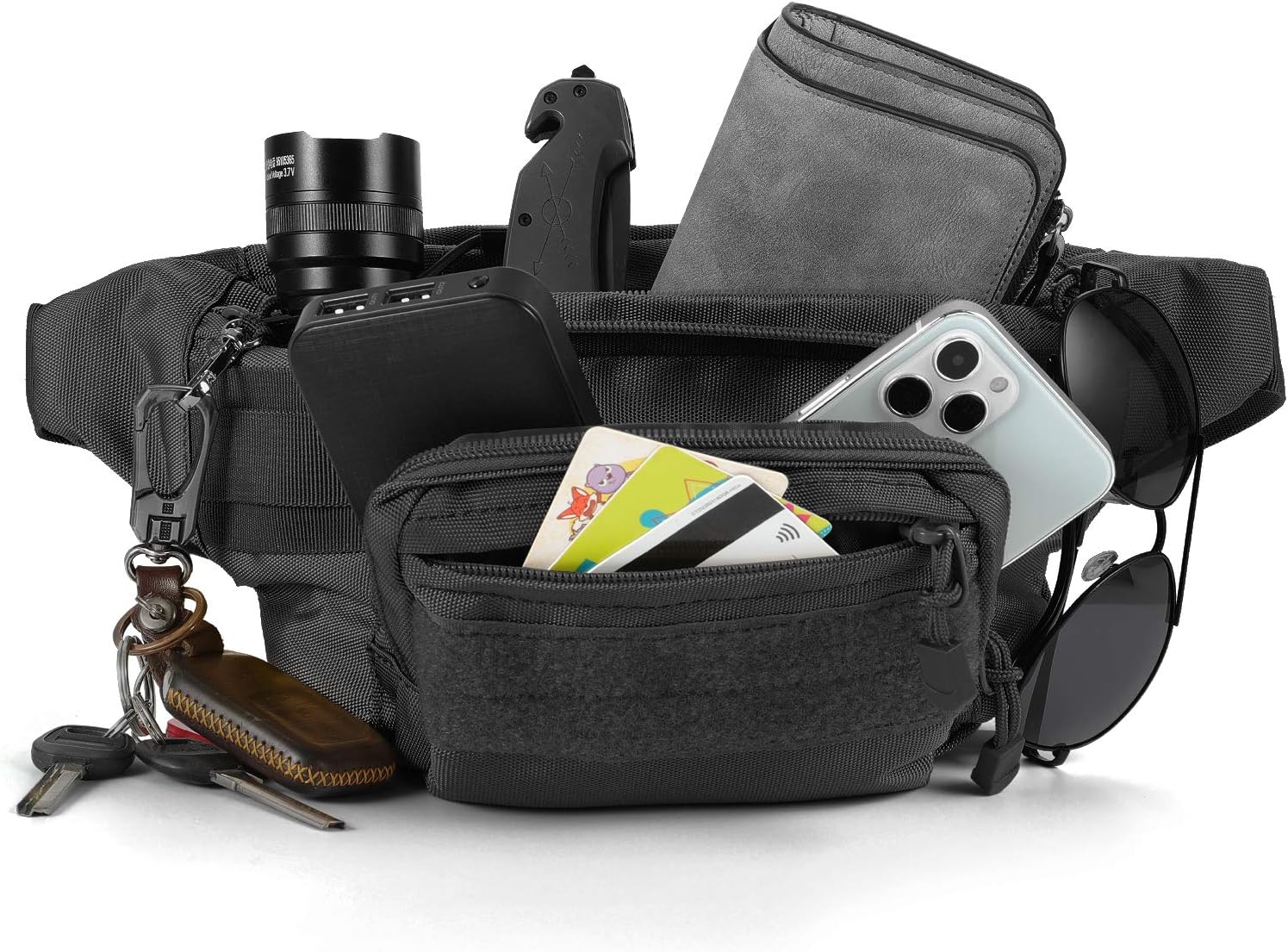 Tactical Sling Bag for Men – Durable Water-Resistant Waist Pack for Hiking, Travel & Everyday Carry🏕️