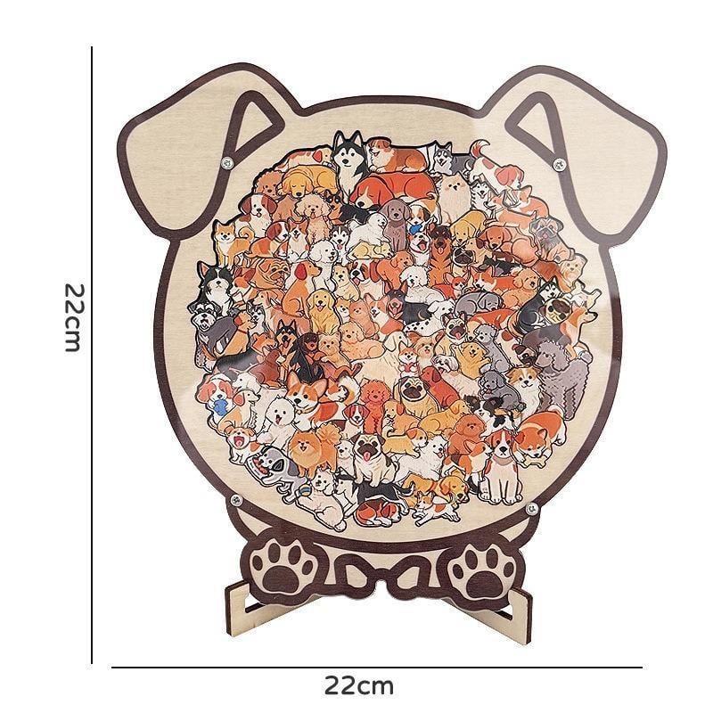 🐶🐱 Cute Puppy & Kitten DIY Puzzle Kit