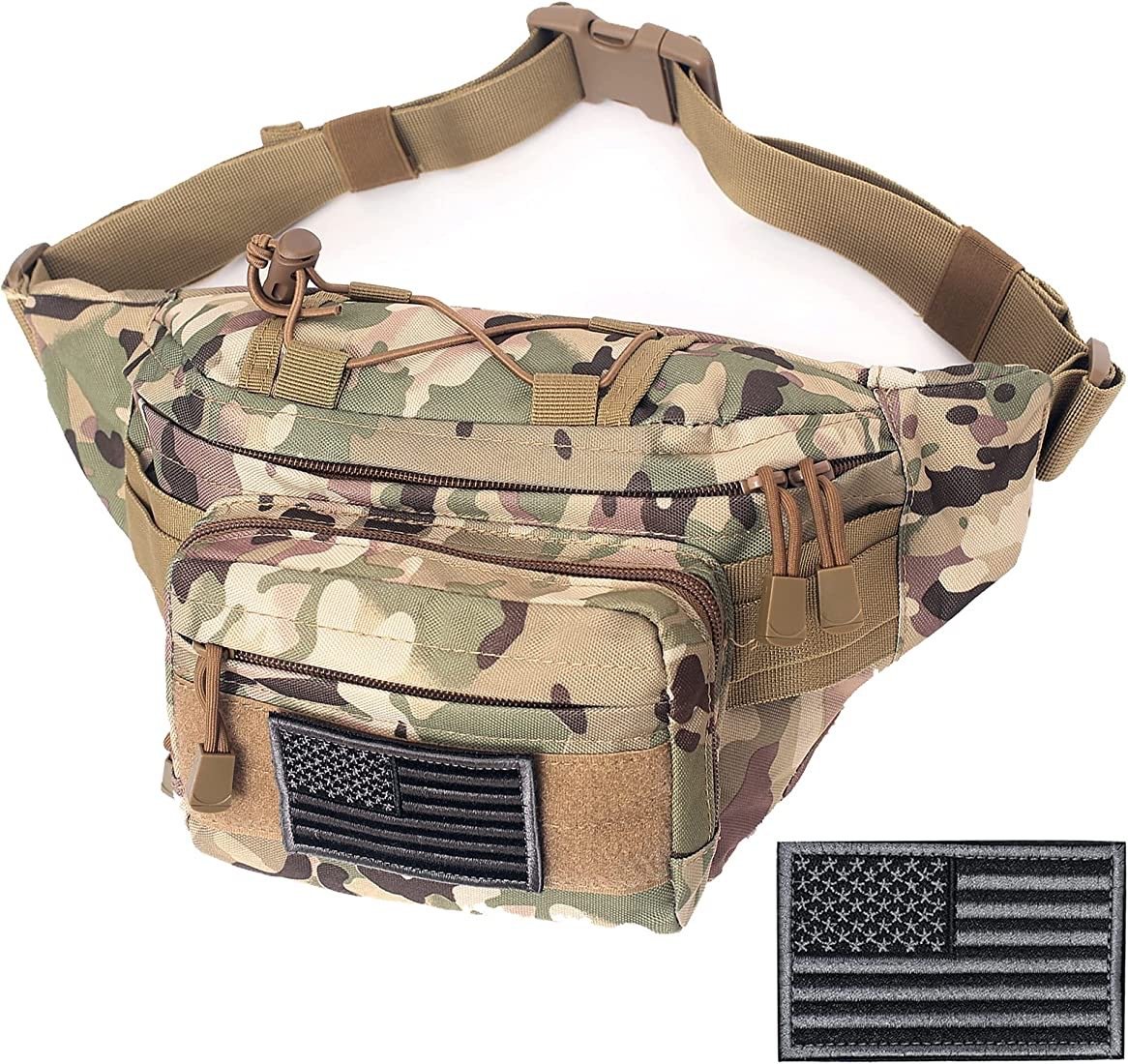 Tactical Sling Bag for Men – Durable Water-Resistant Waist Pack for Hiking, Travel & Everyday Carry🏕️