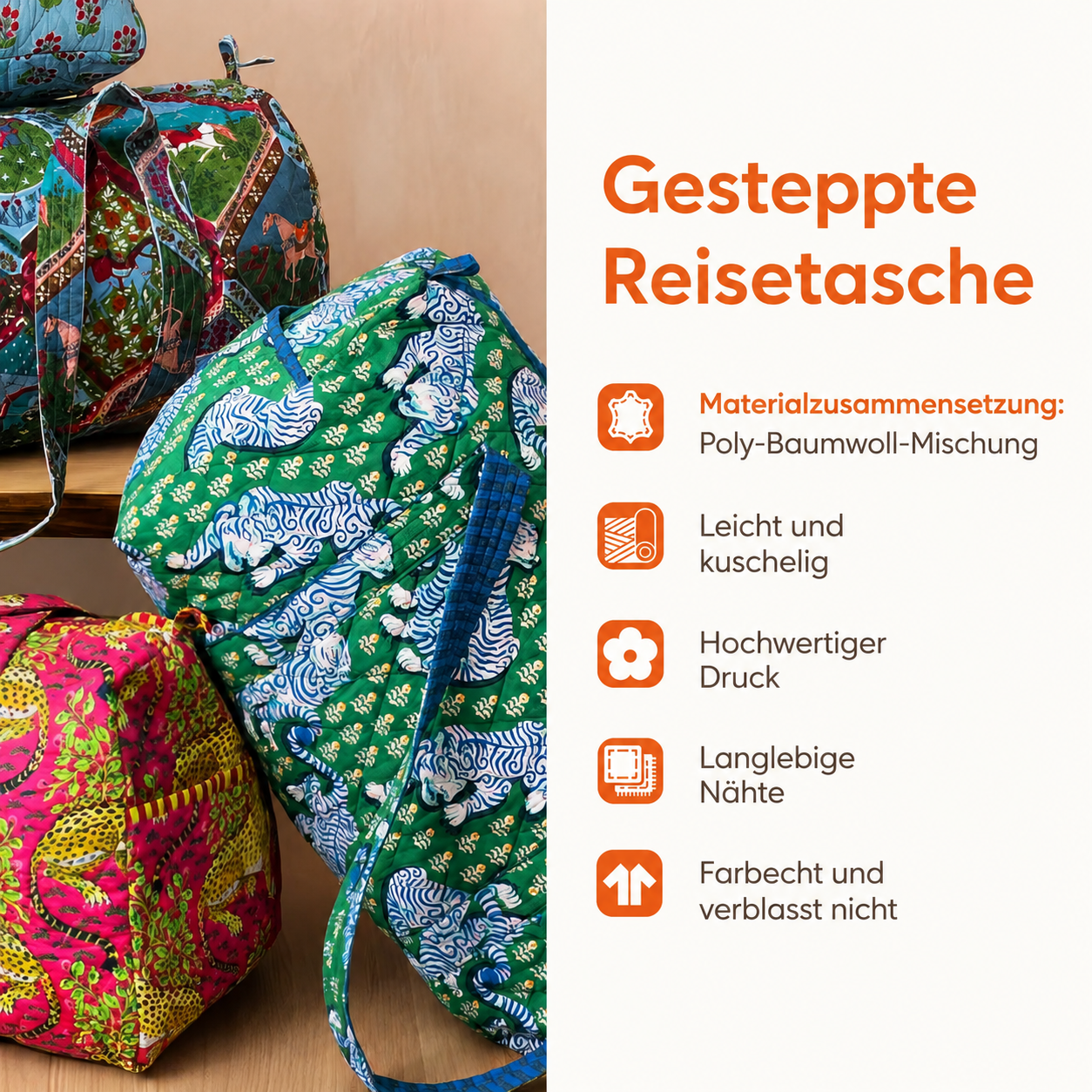 Hippie Van Quilt Duffle Bag GFTOHD9451