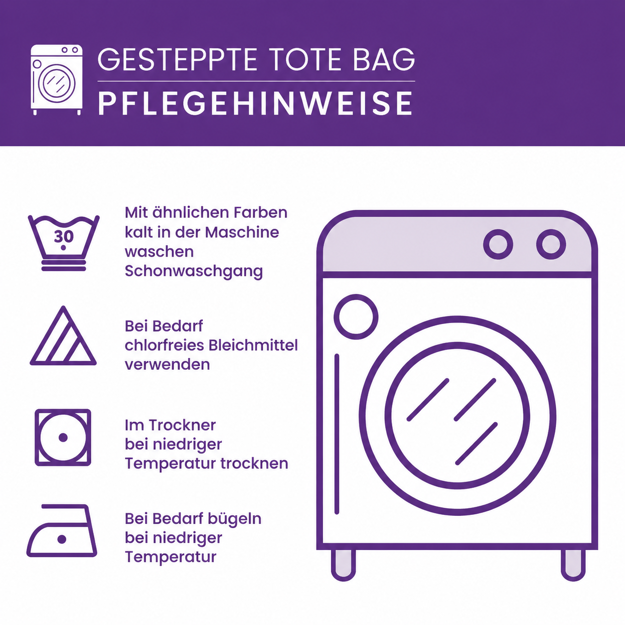 Gesteppte Alltagstasche mit weichem Tragegefühl