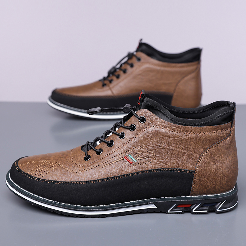 Men's Fashion Calfskin Leather Shoes