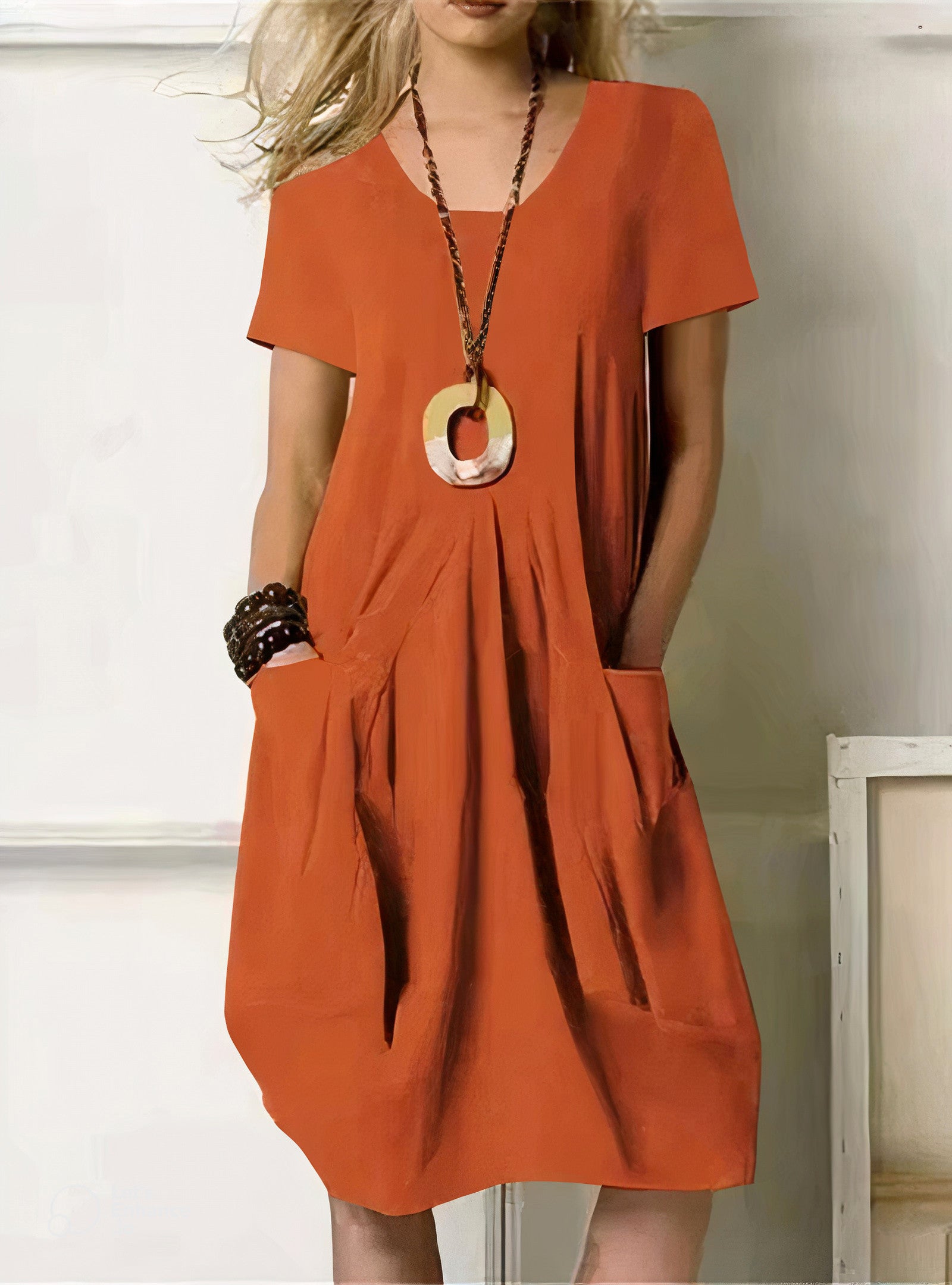 Lightweight Pocket Dress for Everyday Comfort