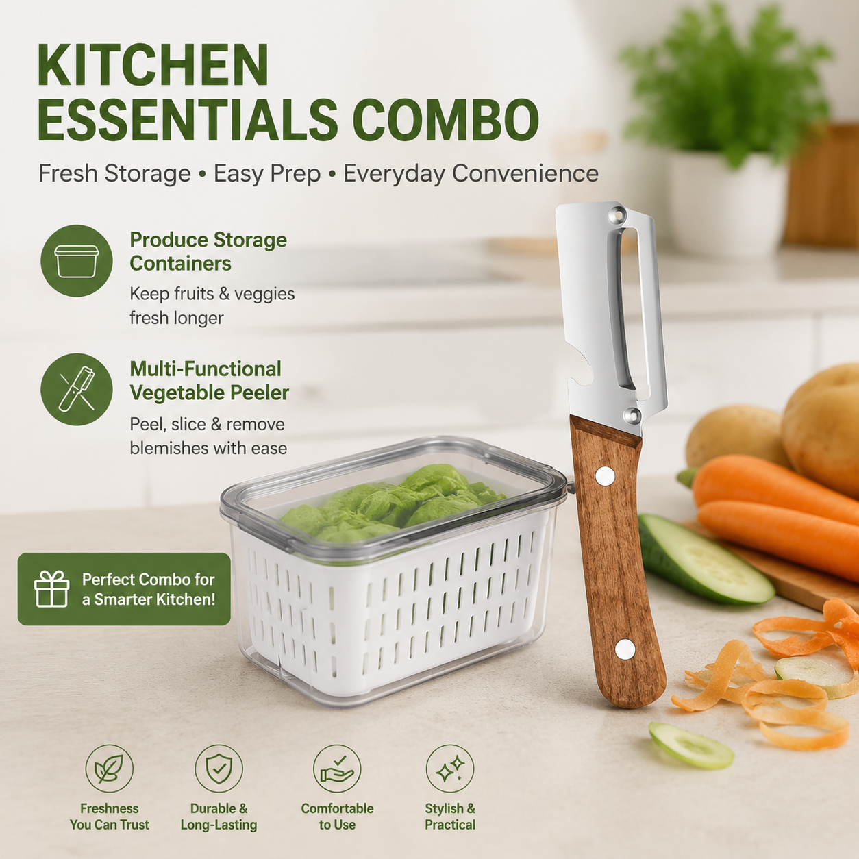 ✨Buy 1 Get 1 Free✨Multi-Functional Vegetable Peeler for Kitchen