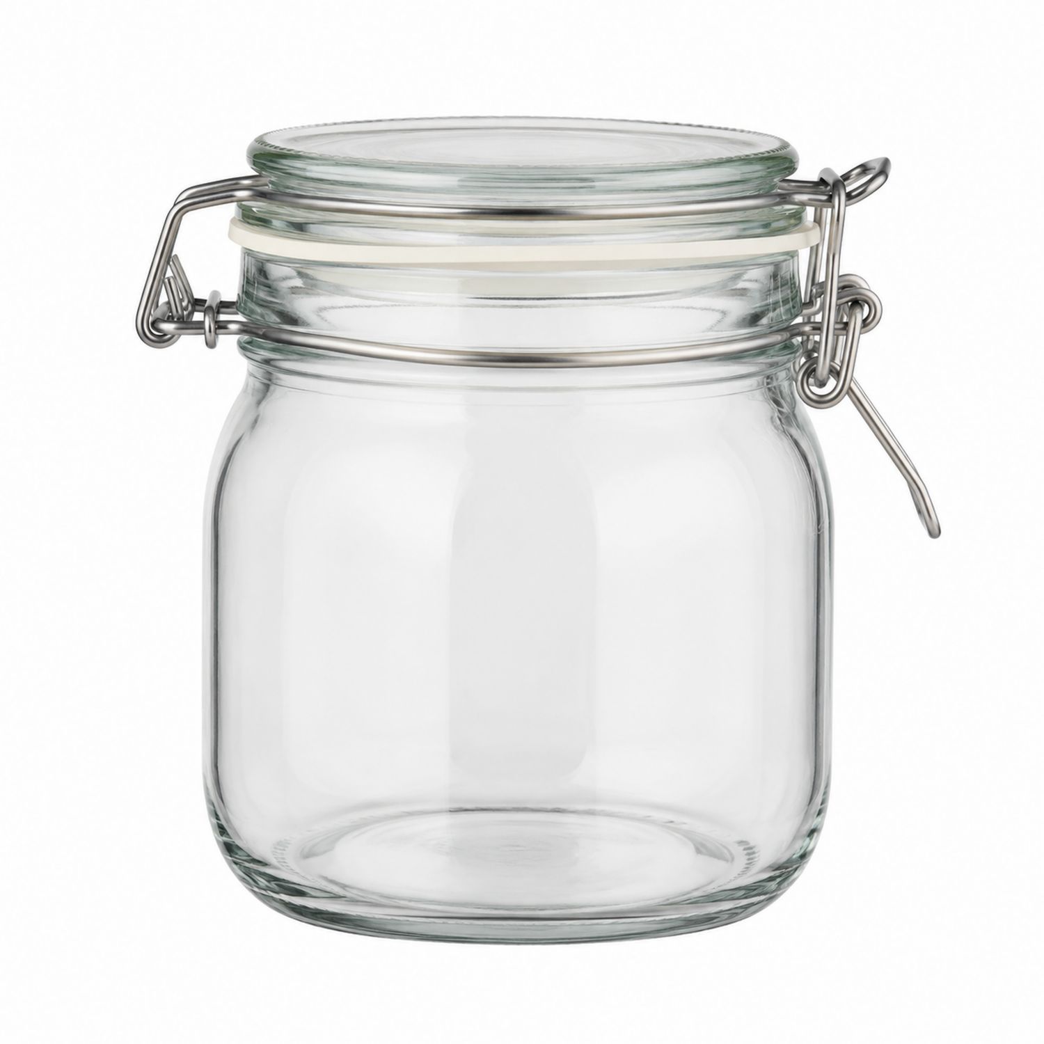 Barattolo Ermetico in Vetro Trasparente 500ml-Cavessahome