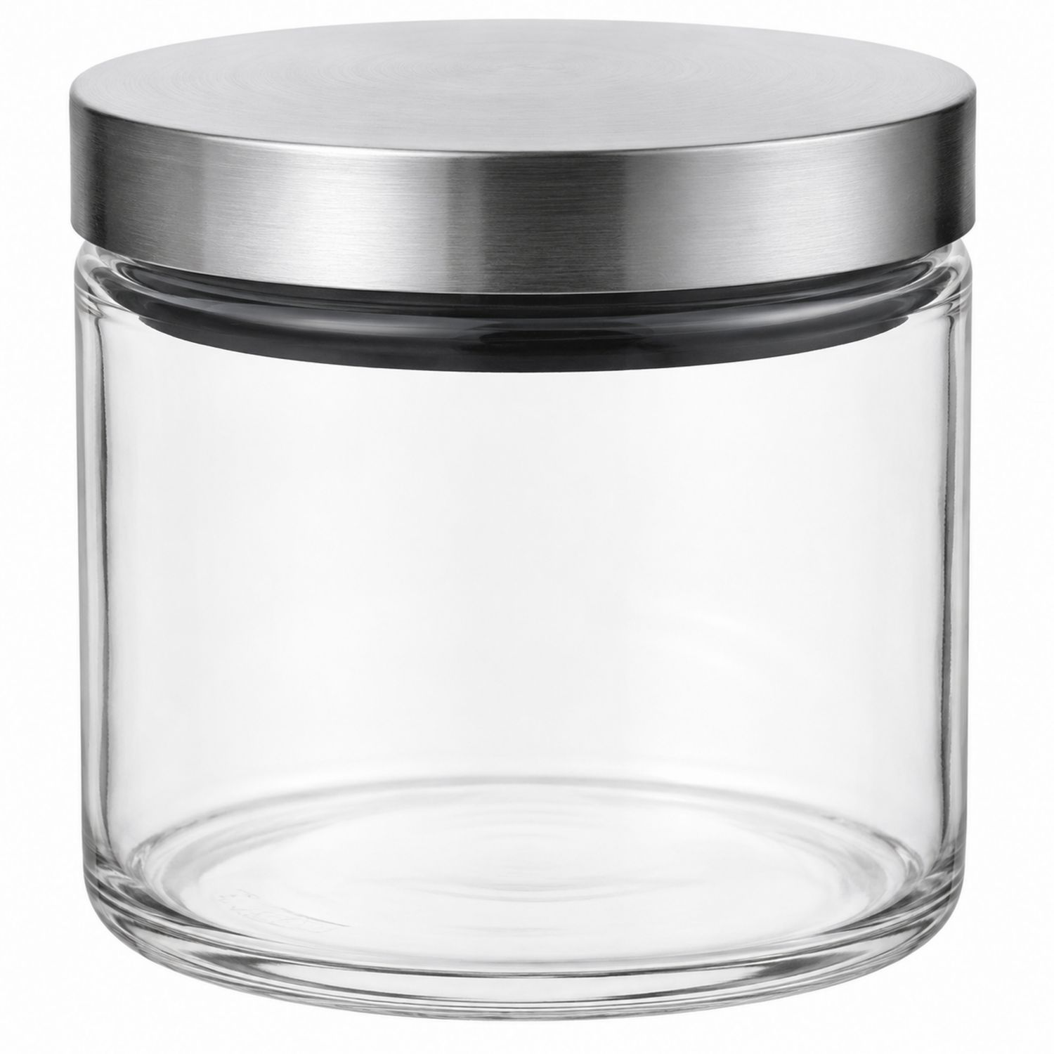 Vasetto in Vetro con Coperchio Sigillante in Acciaio Inossidabile 1000ml-Cavessahome