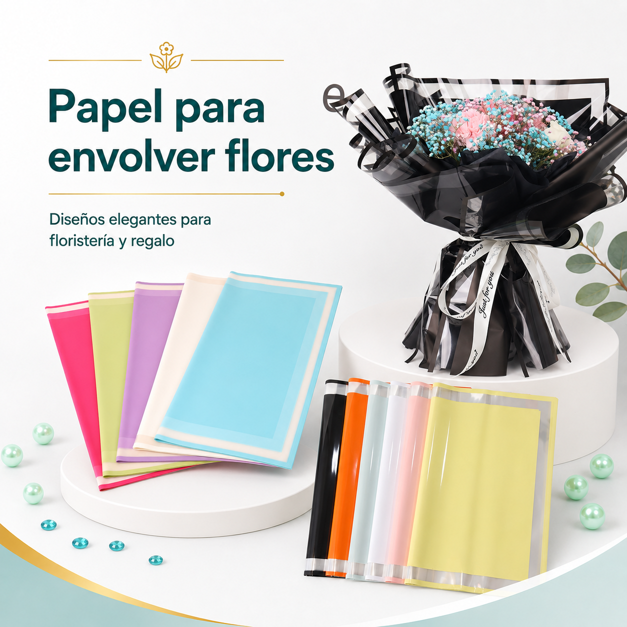 Papel coreano para flores