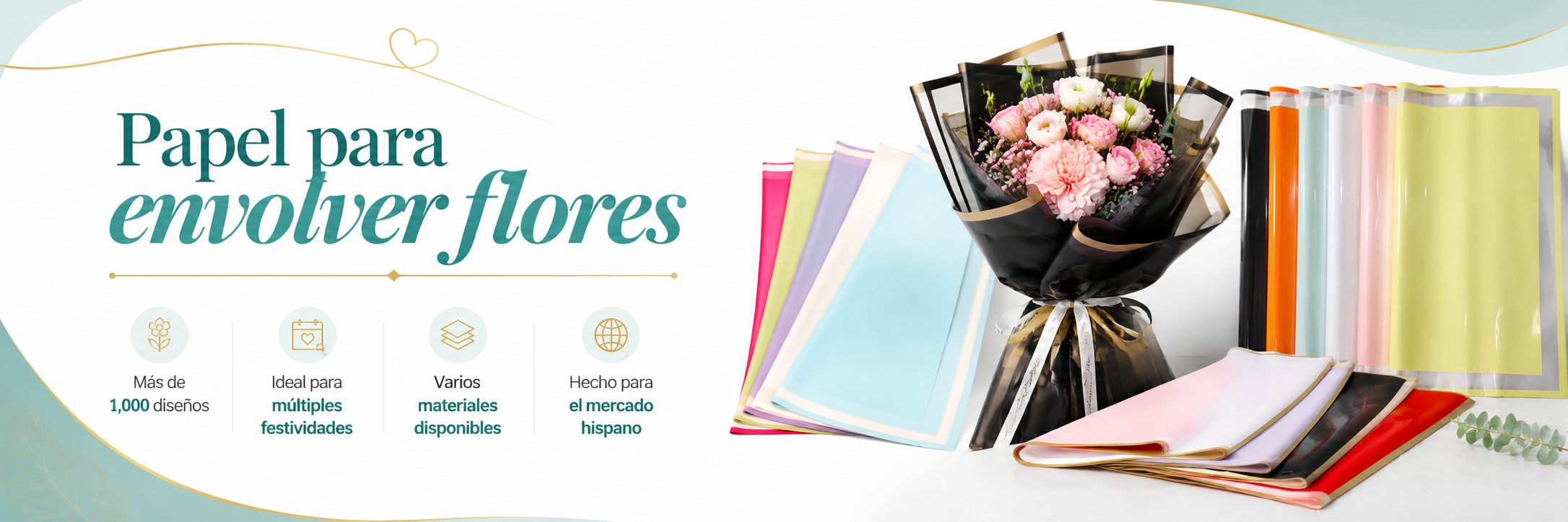 Papel coreano para flores