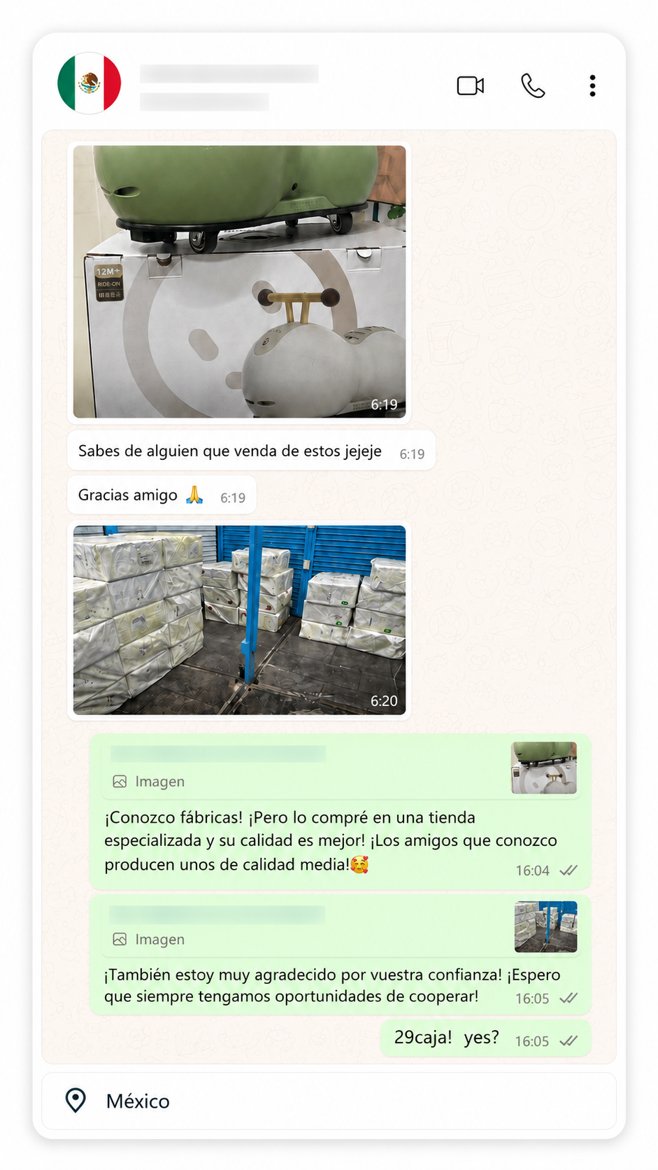 Cliente real Mexico