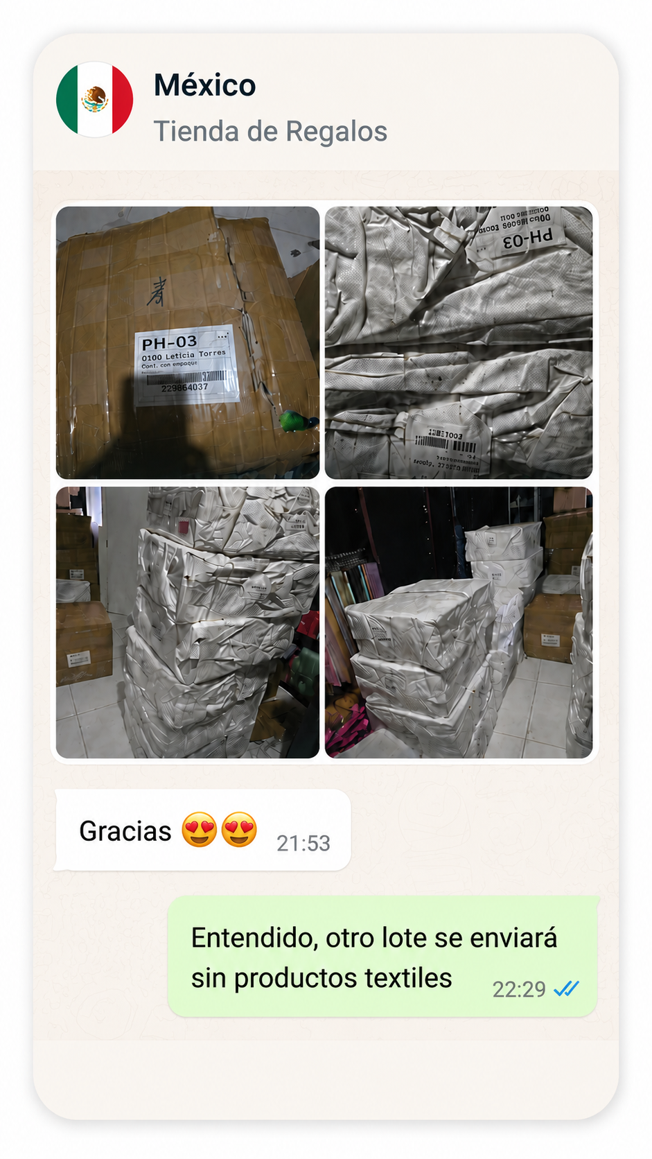 Cliente real Mexico