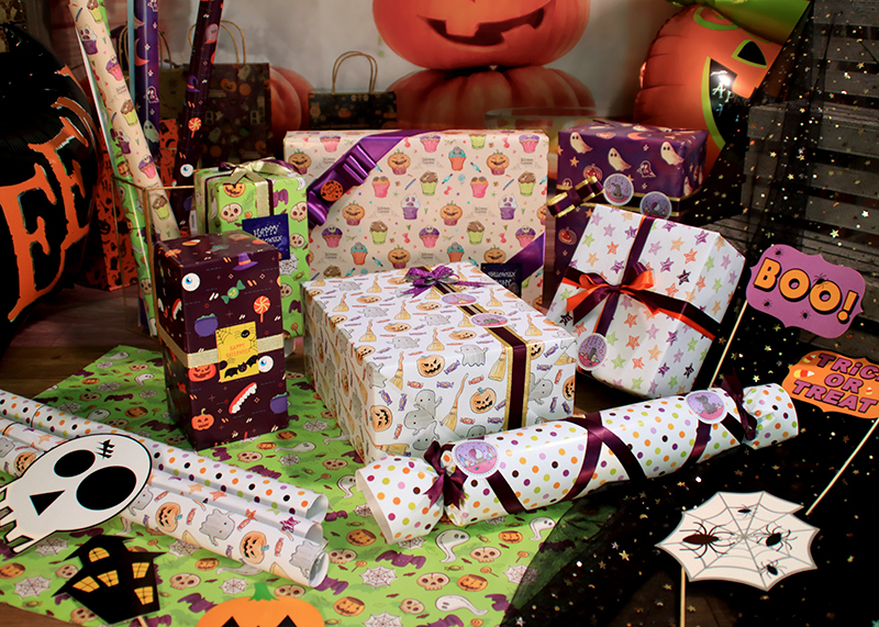 AW-PR-4JLW | Papel de Halloween en papel couché